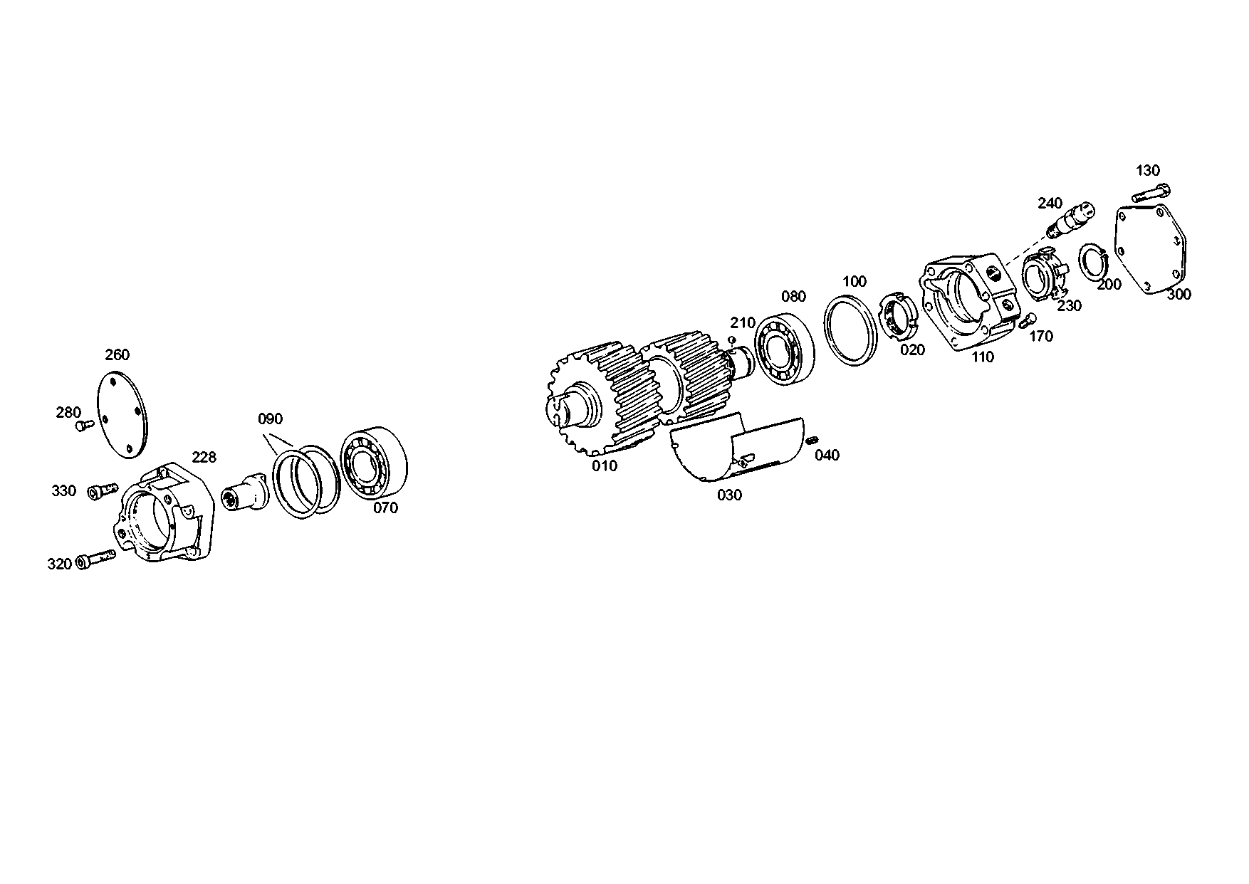 drawing for SCANIA 1397053 - DOUBLE GEAR (figure 5)