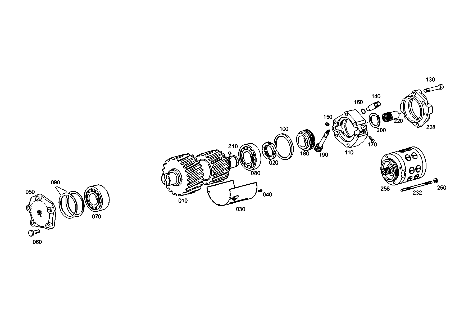drawing for LUNA EQUIPOS INDUSTRIEALES, S.A. 199118250144 - OUTPUT GEAR (figure 3)