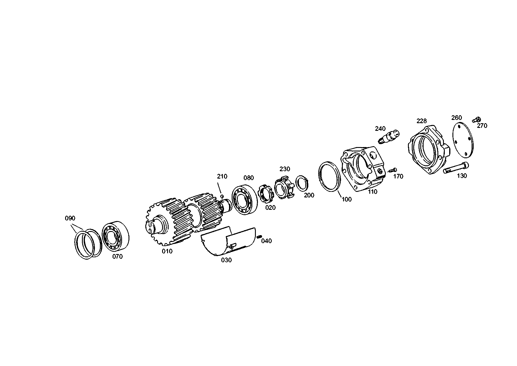 drawing for SCANIA 1404575 - PUMP CARRIER (figure 3)