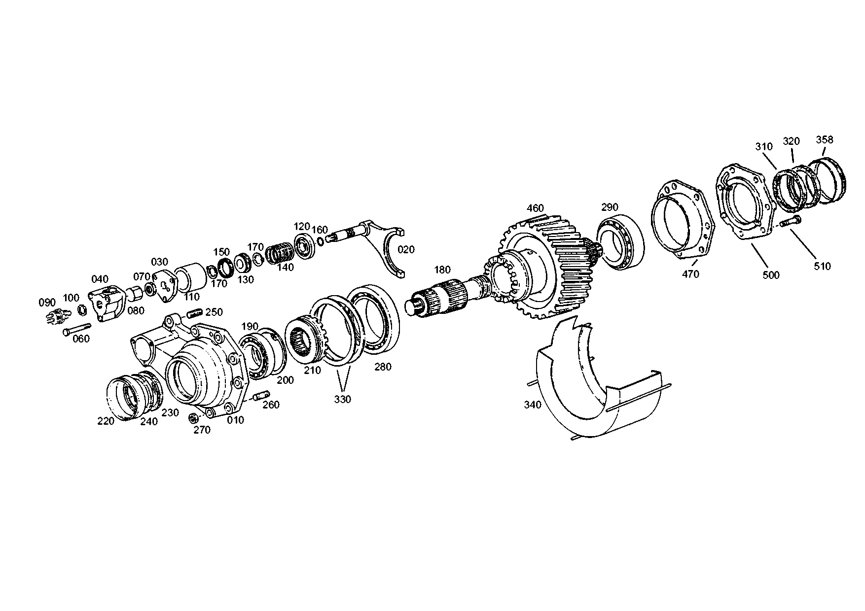 drawing for MAN 99118250345 - GEAR SHIFT SLEEVE (figure 4)