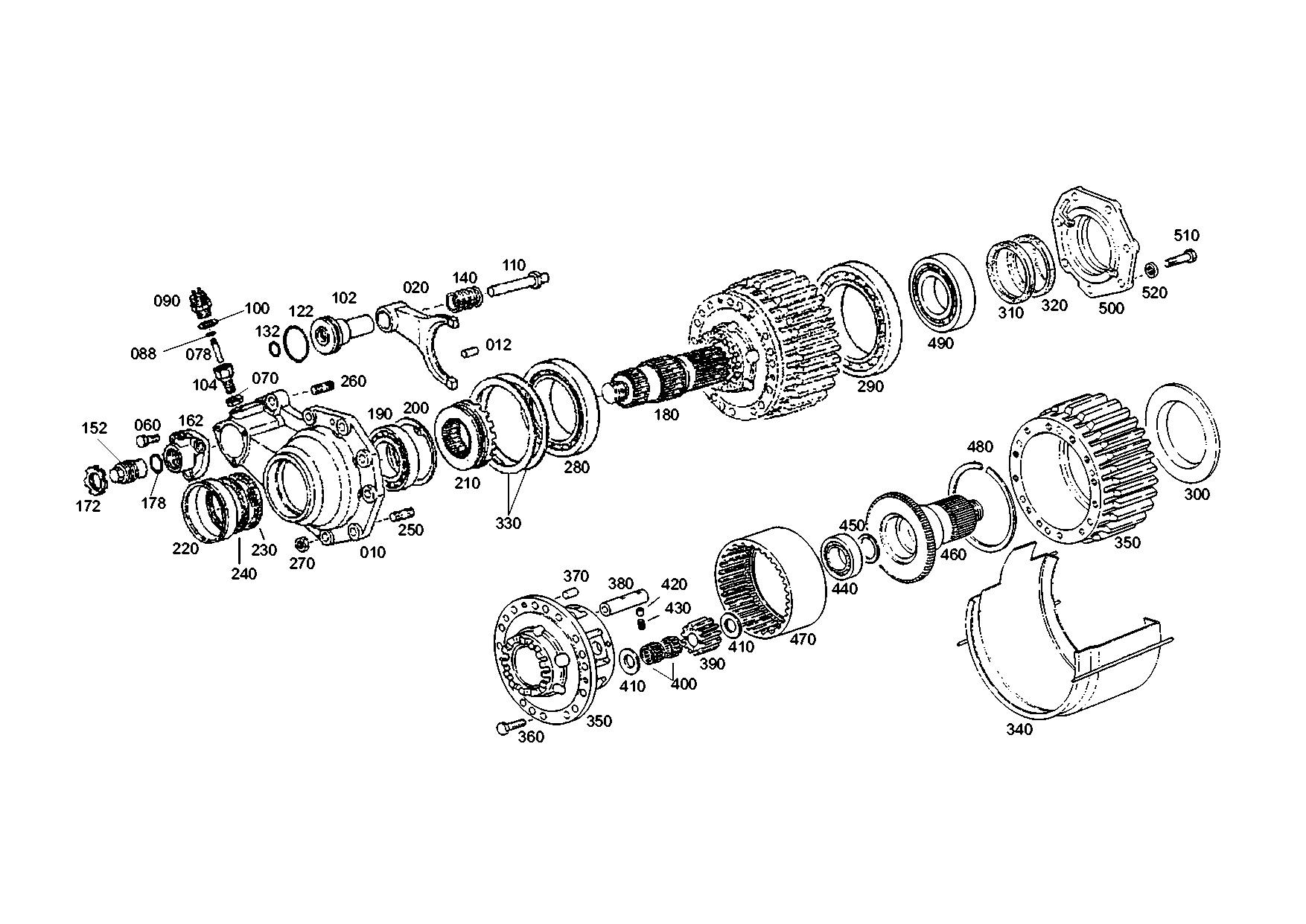 drawing for TEREX EQUIPMENT LIMITED R7339361 - OUTPUT SHAFT (figure 4)