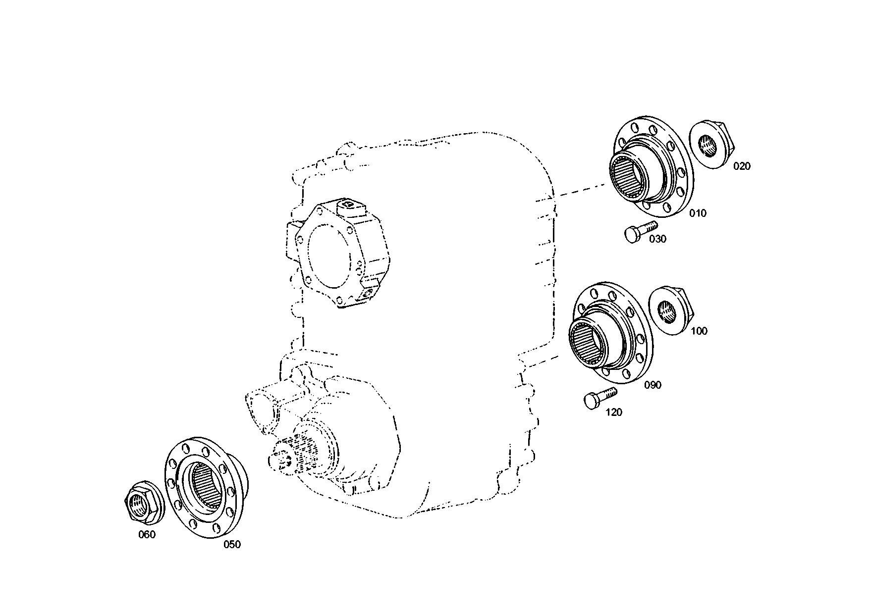 drawing for LUNA EQUIPOS INDUSTRIEALES, S.A. 199012310124 - HEXAGON BOLT (figure 2)