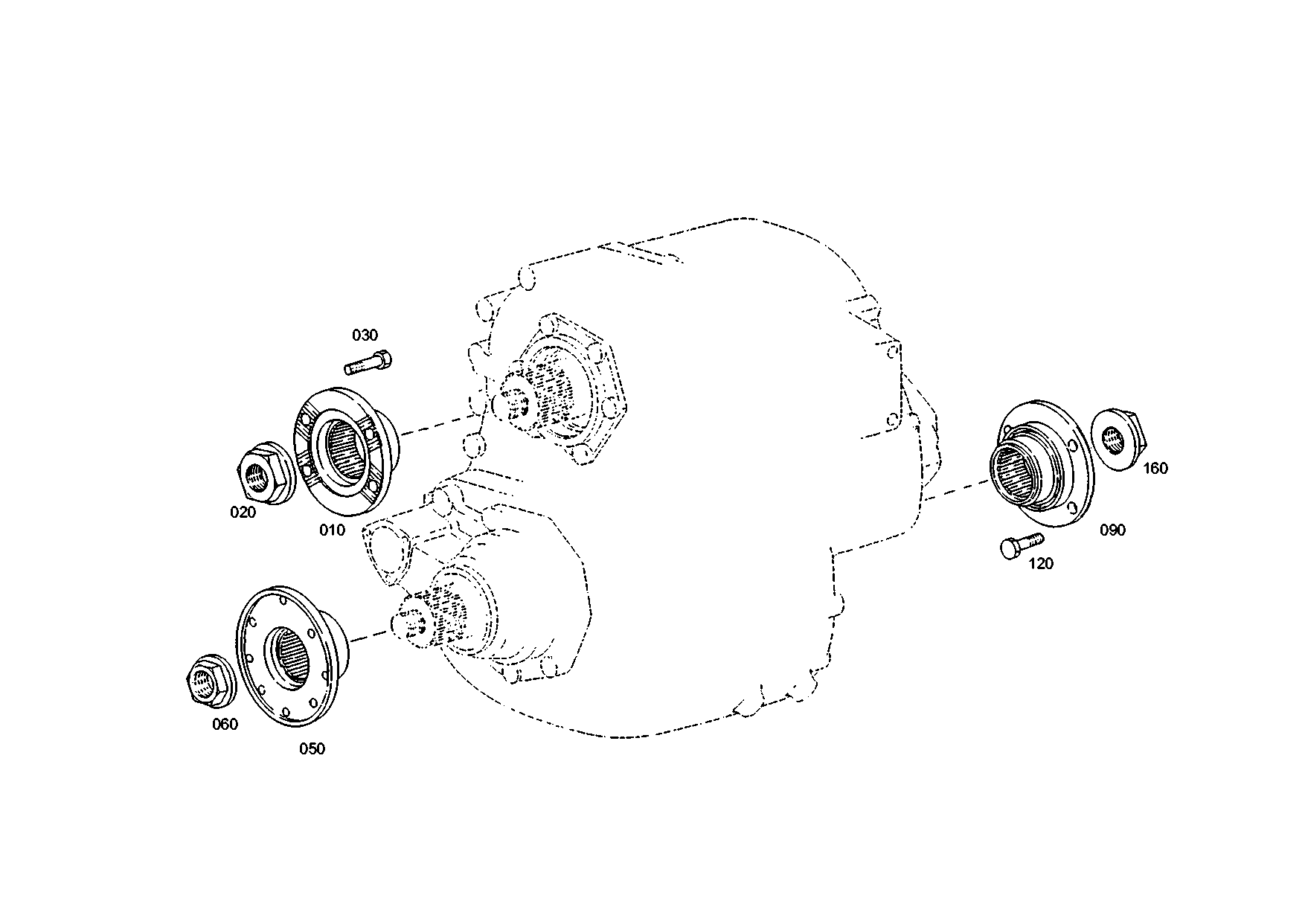 drawing for OY SISU AUTO AB 1389160710 - FLANGE (figure 2)