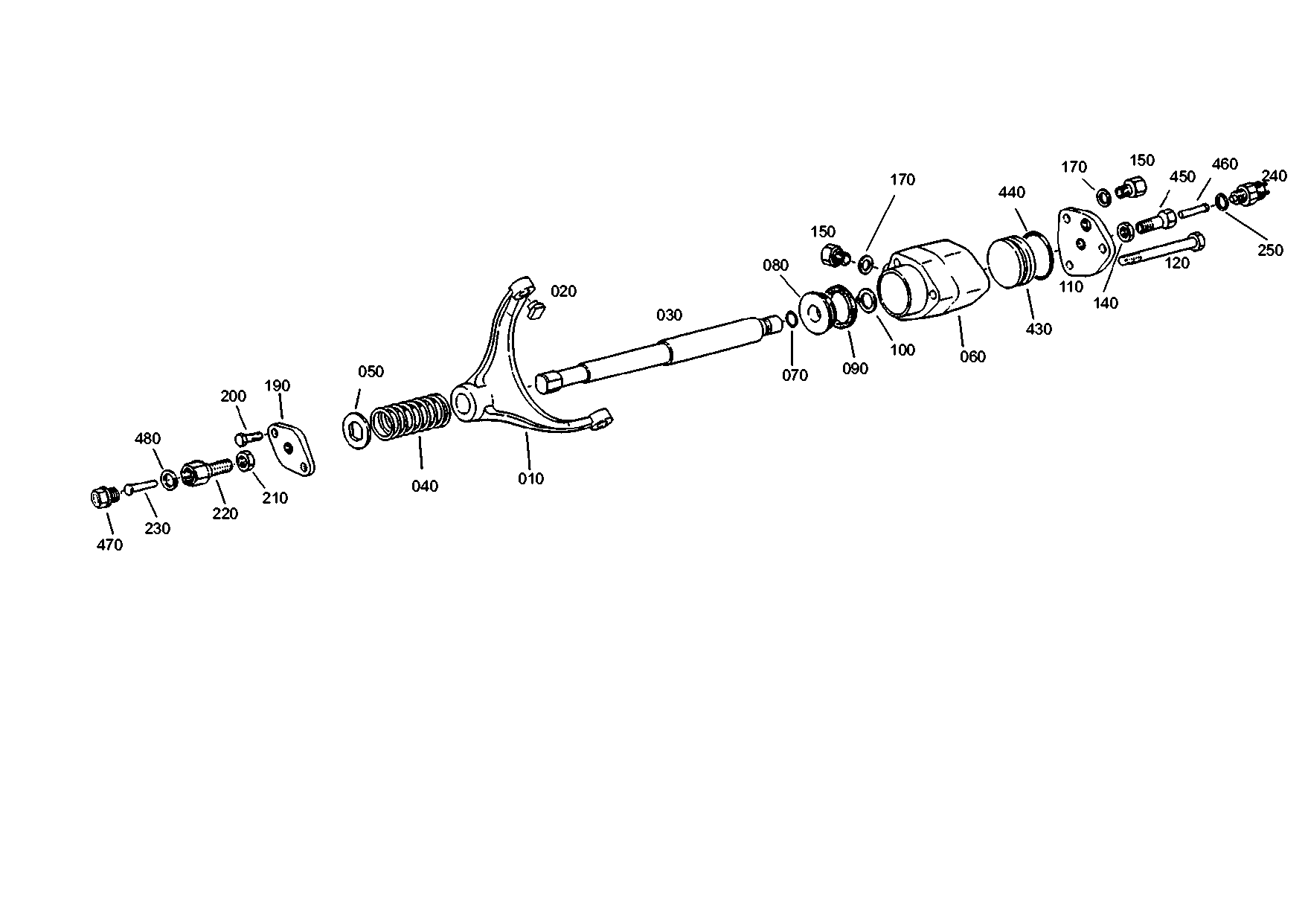 drawing for MARMON Herring MVG201120 - INPUT SHAFT (figure 1)