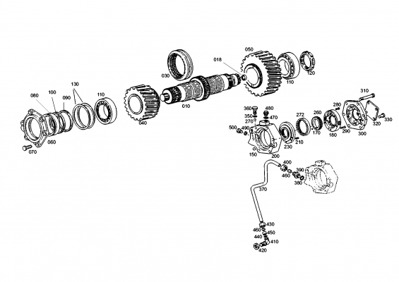drawing for SCANIA 1404532 - INPUT GEAR (figure 2)