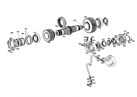 drawing for TEREX EQUIPMENT LIMITED F6440304+H8338910 - BEARING COVER (figure 4)