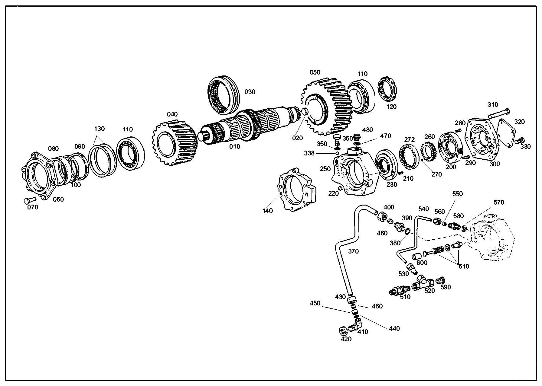 drawing for OY SISU AUTO AB 1332423820 - INPUT GEAR (figure 5)