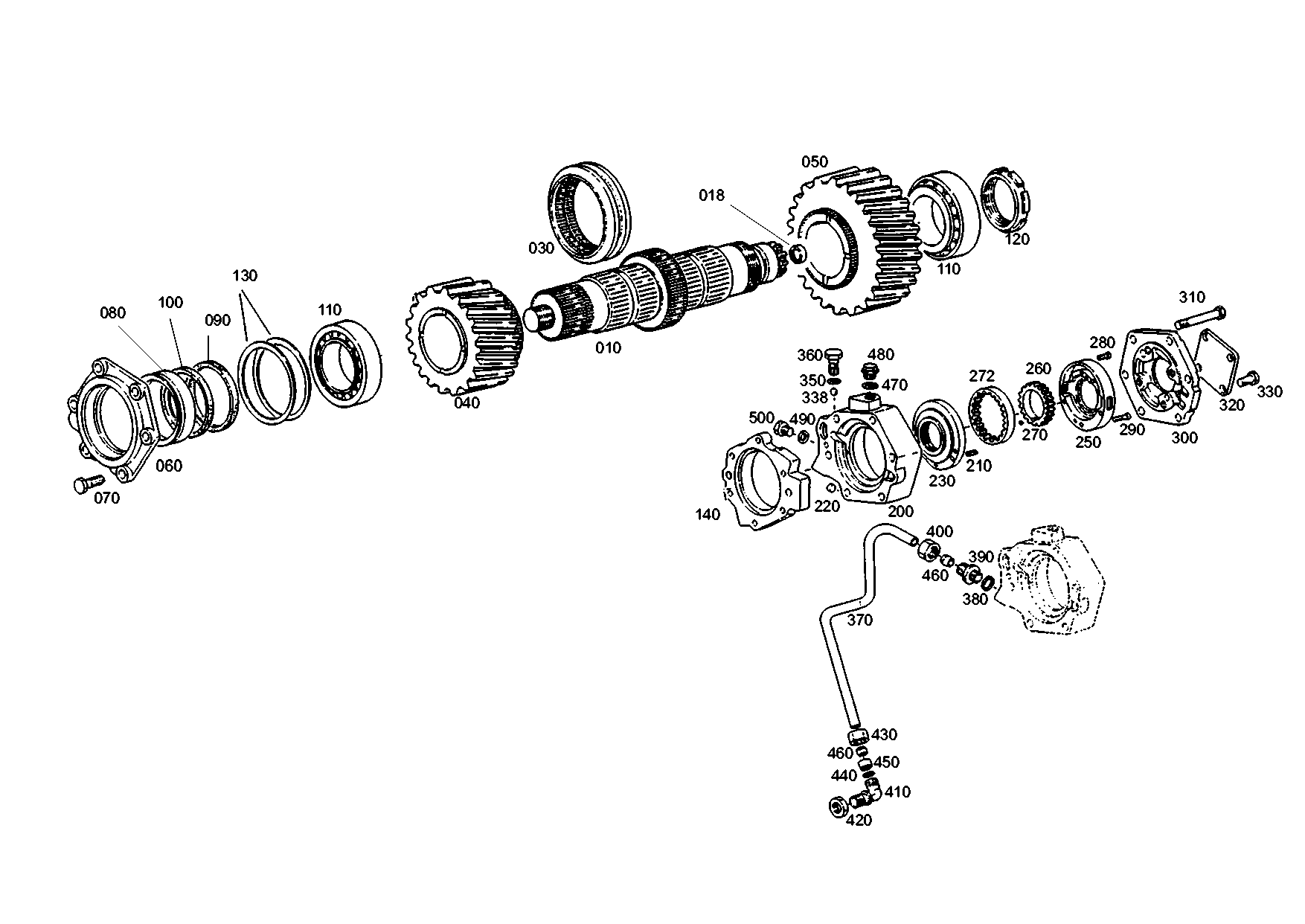 drawing for MARMON Herring MVG201120 - INPUT SHAFT (figure 4)
