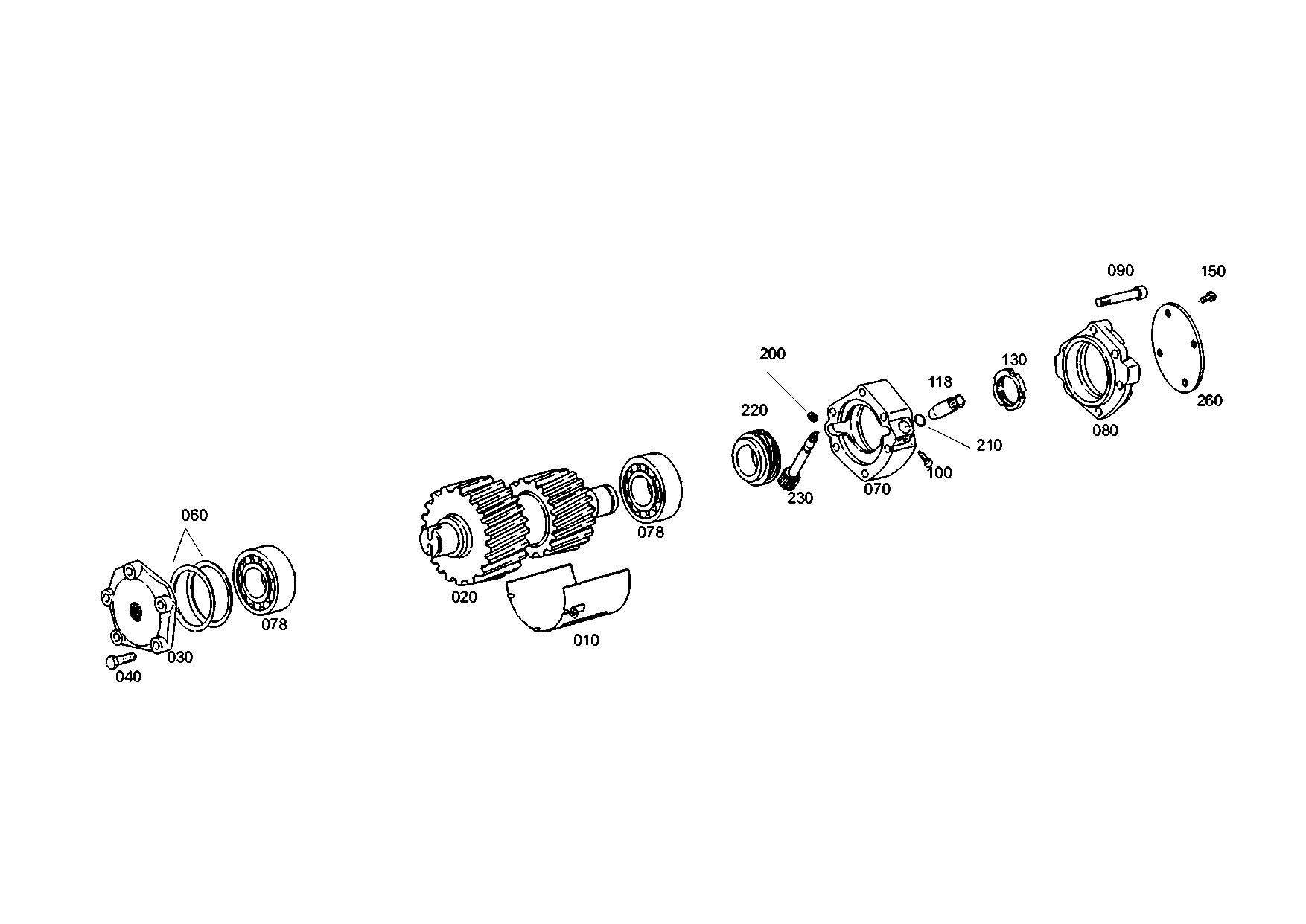 drawing for GINAF 172000220064 - DOUBLE GEAR (figure 4)