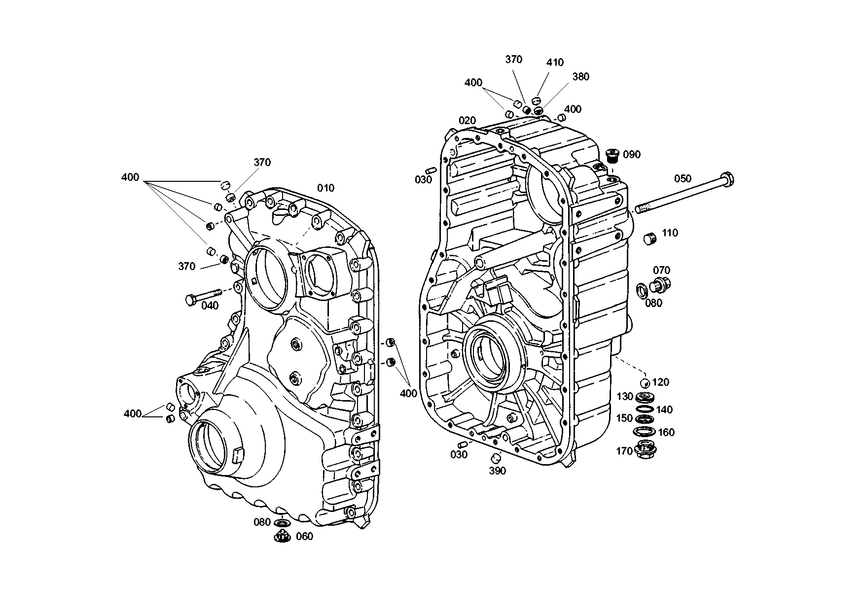 drawing for IVECO 98340358 - HOUSING (figure 1)