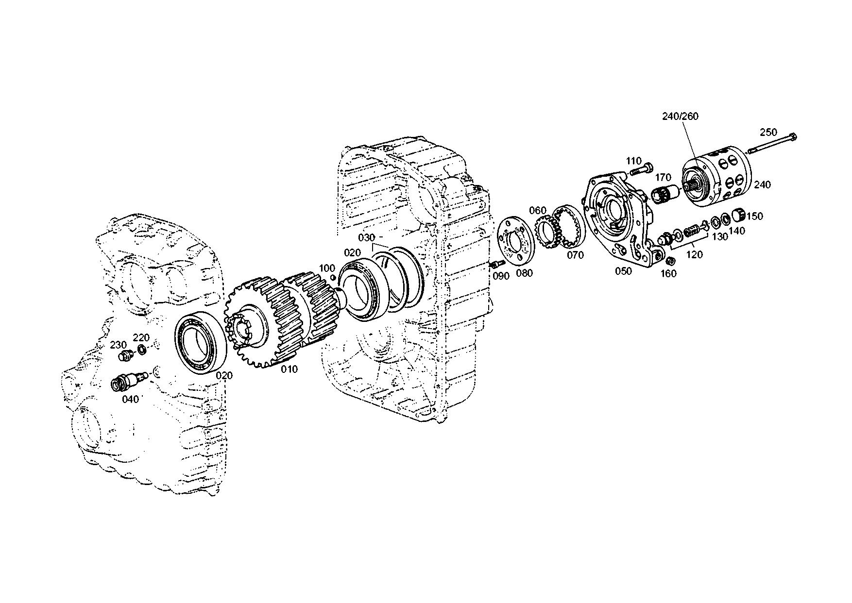 drawing for IVECO 42569598 - TAPER ROLLER BEARING (figure 1)