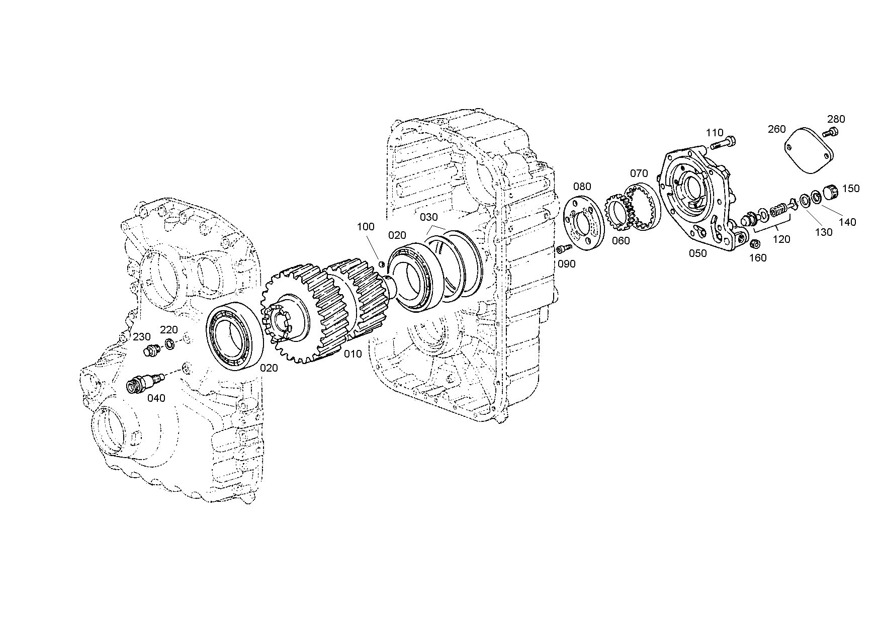 drawing for GINAF 172000750010 - PUMP COVER (figure 4)