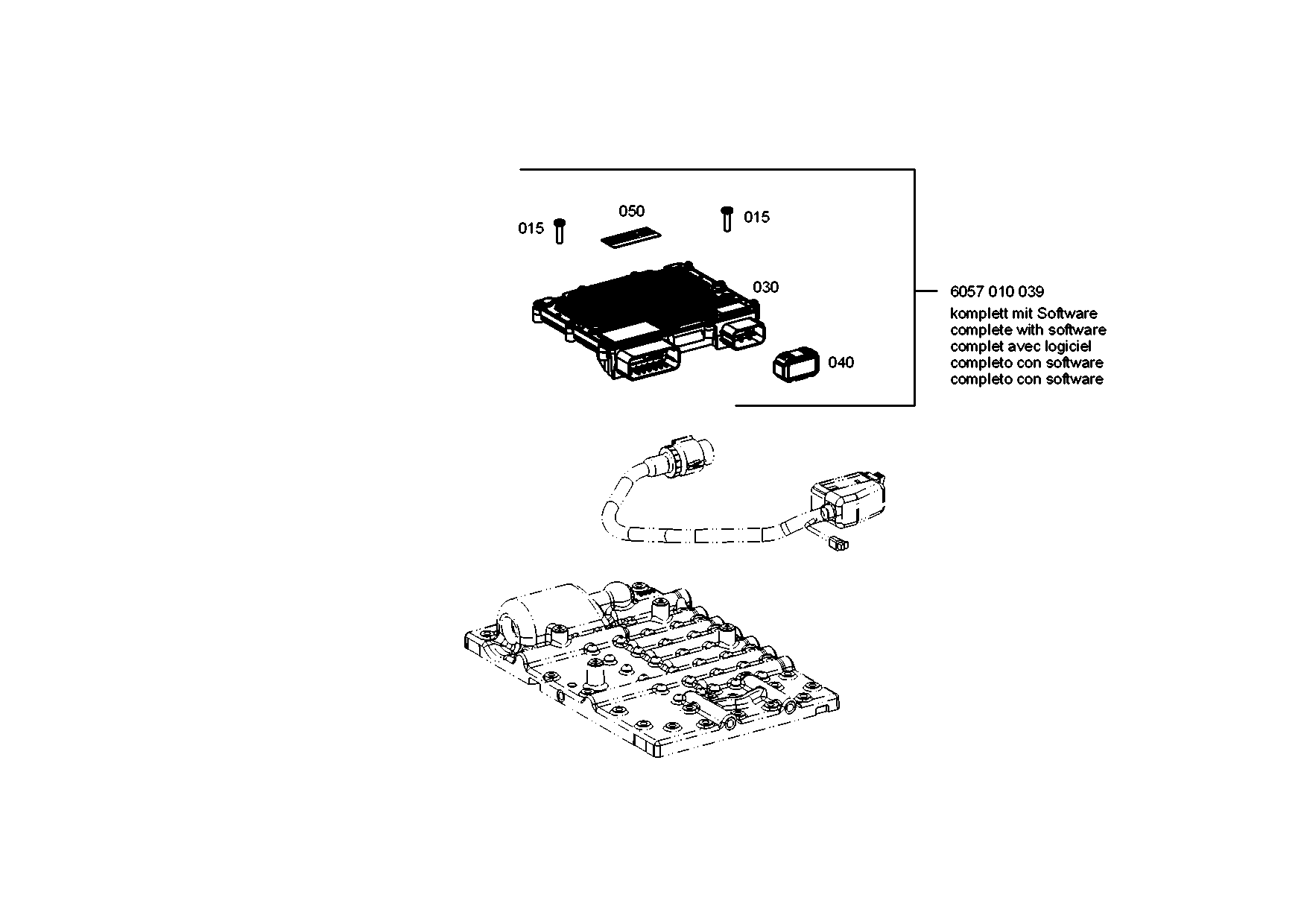 drawing for SIEMENS AG 1367.01010020001 - CONTROL UNIT (figure 4)