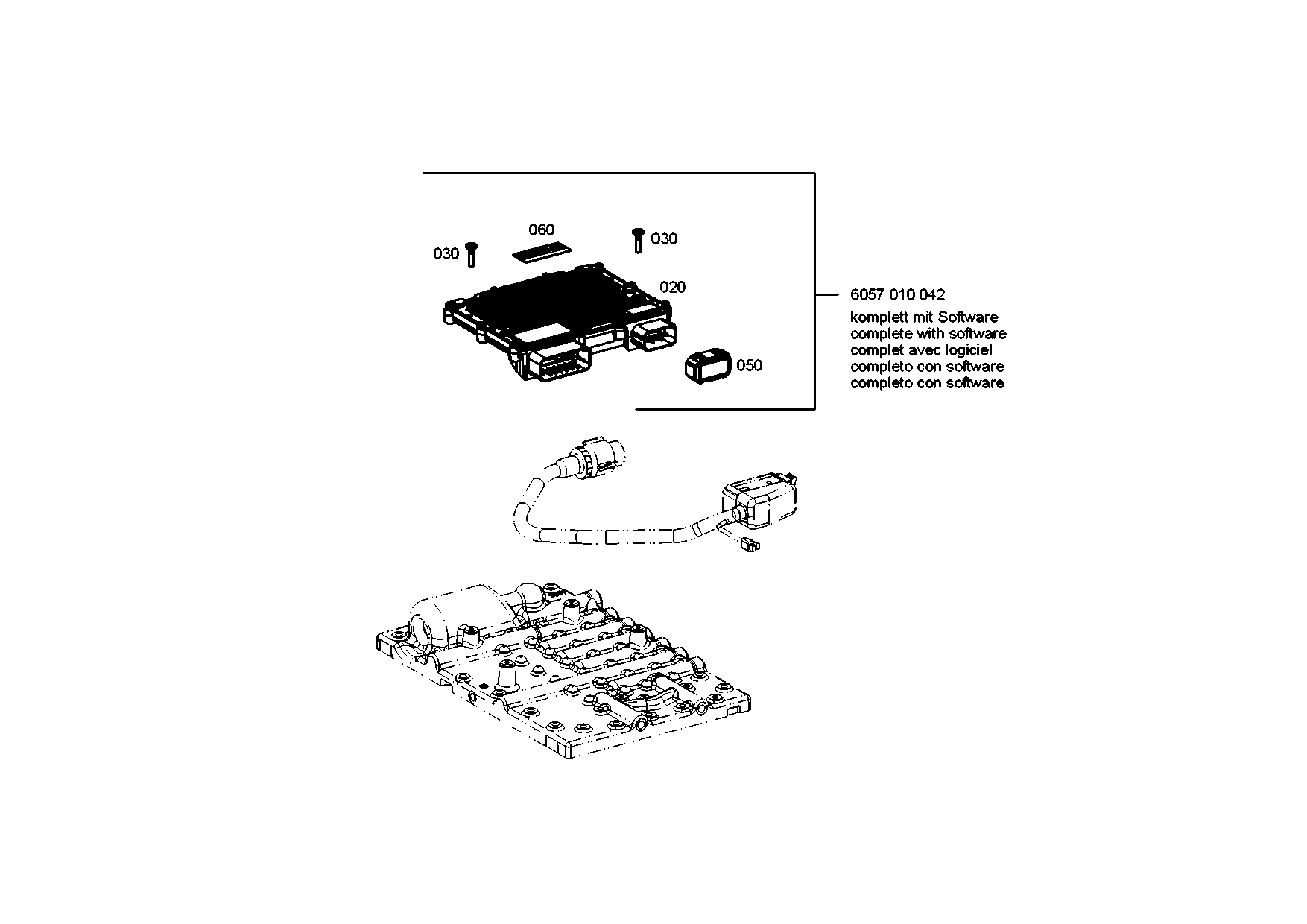 drawing for SIEMENS AG 1367.01010020001 - CONTROL UNIT (figure 5)