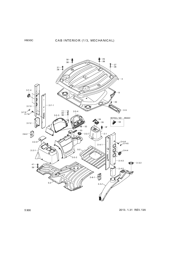 drawing for Hyundai Construction Equipment S231-06300B - NUT-SPRING (figure 3)