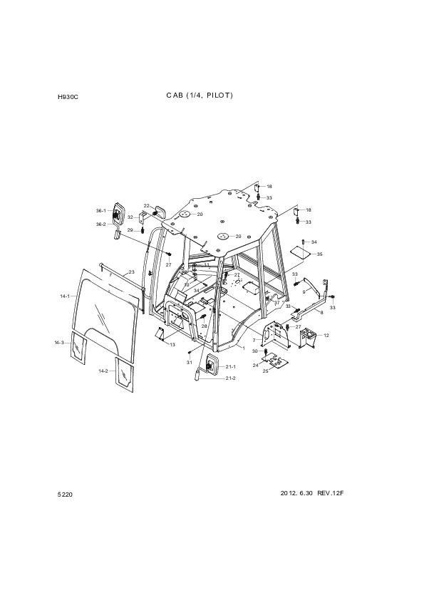 71u6-01153-hyundai-construction-equipment-glass-laminated-fr-low-lh