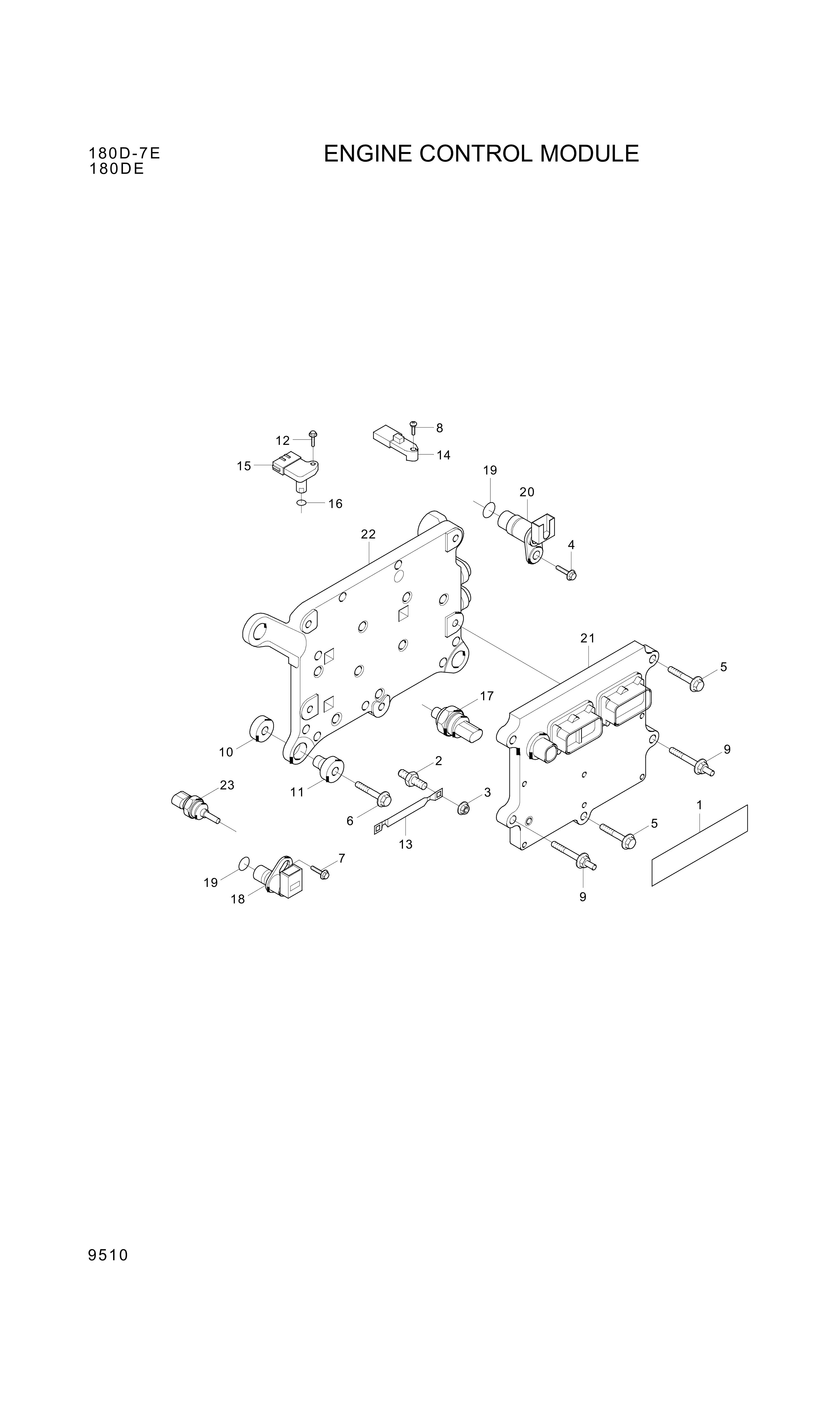 drawing for Hyundai Construction Equipment YUBP-06703 - SENSOR-TEMP (figure 2)