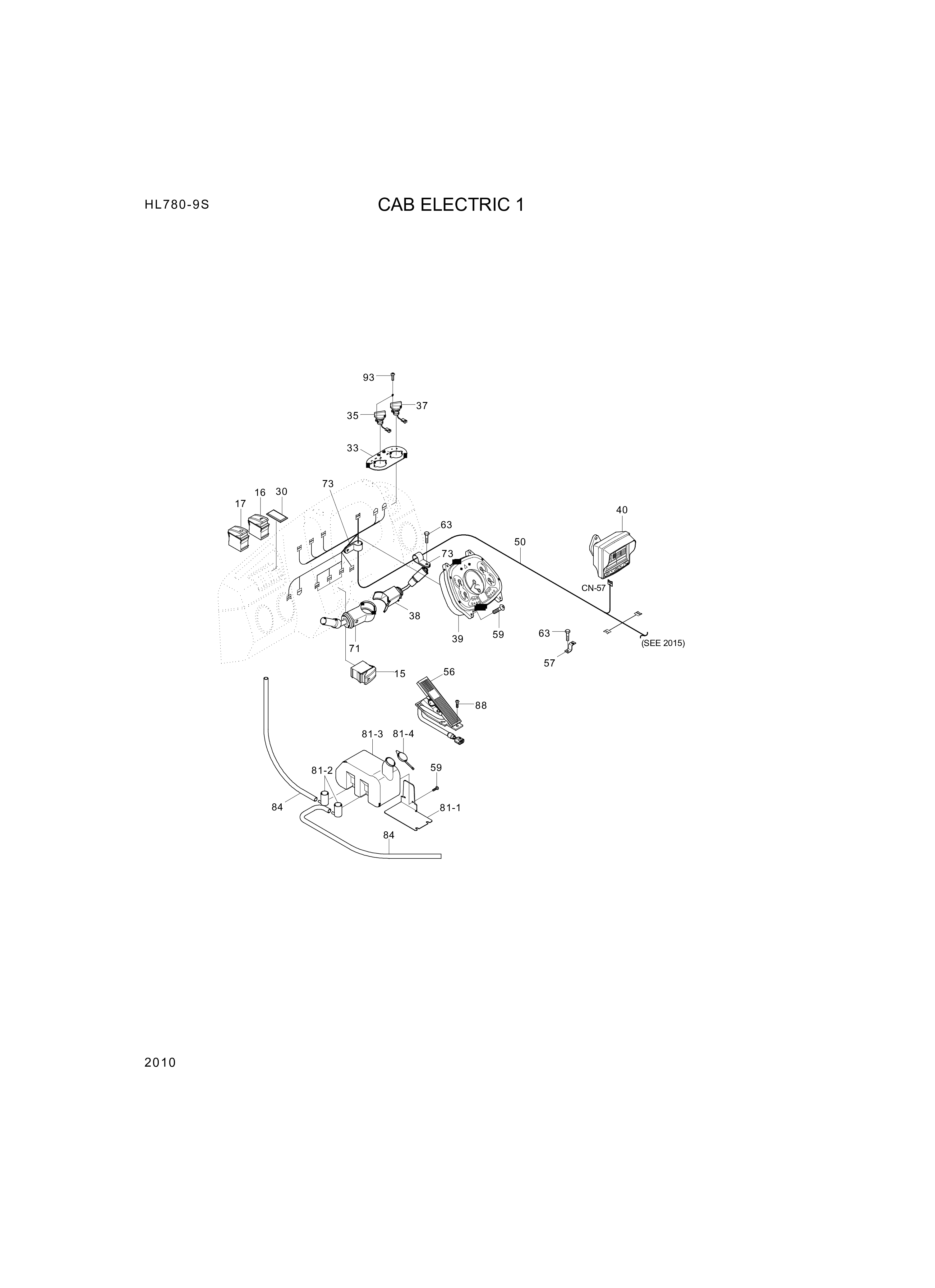 drawing for Hyundai Construction Equipment 11LK-00070 - GEAR-SELECTOR (figure 1)