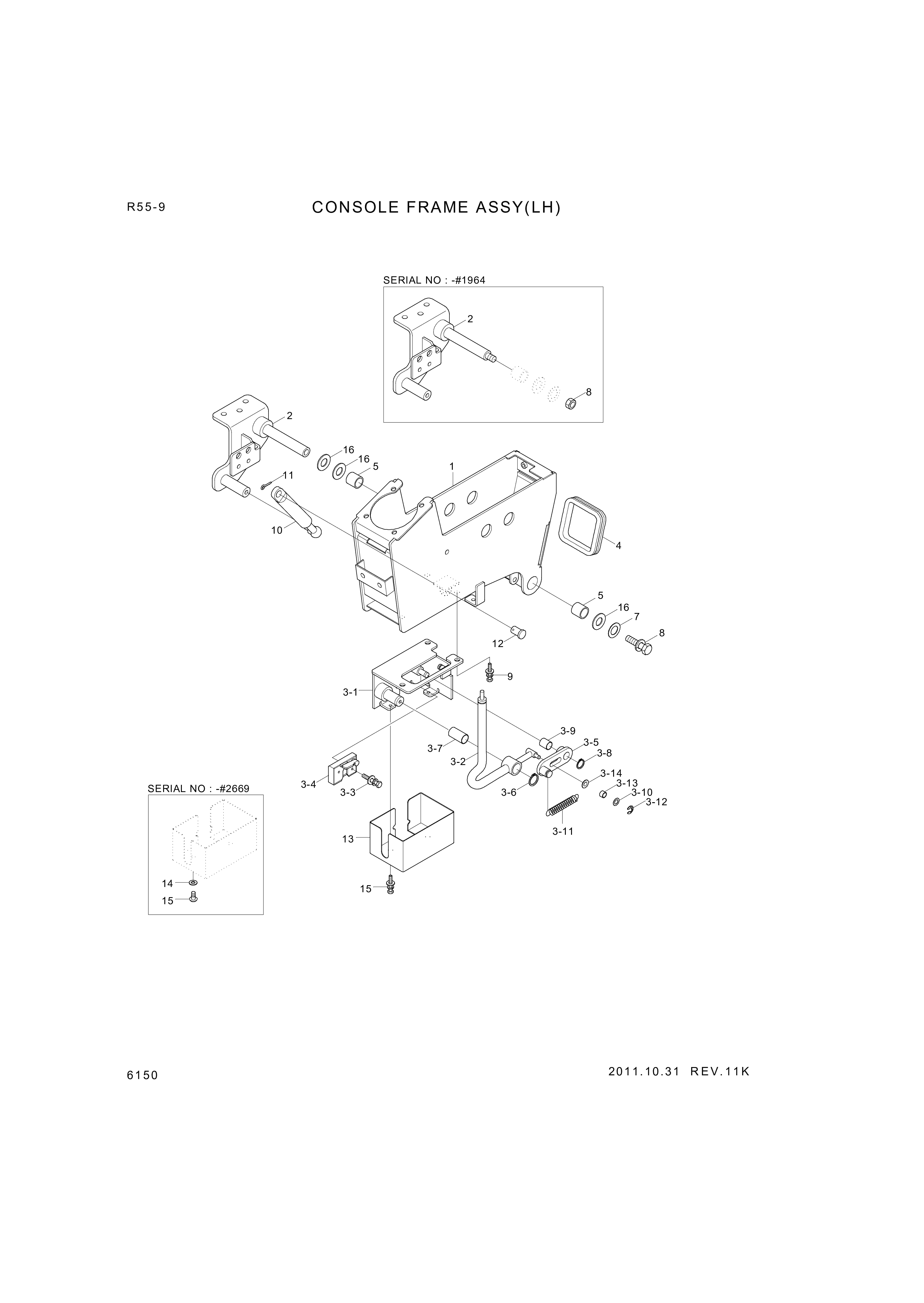 drawing for Hyundai Construction Equipment S161-060086 - BOLT-ROUND (figure 1)