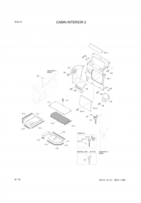 drawing for Hyundai Construction Equipment S403-06100B - WASHER-PLAIN (figure 1)