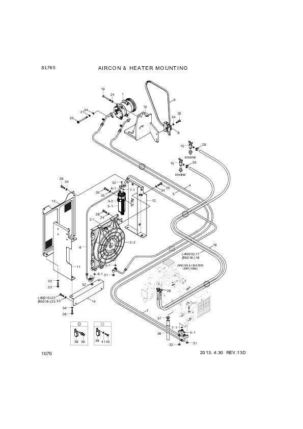 drawing for Hyundai Construction Equipment 11N6-90120 - BRACKET (figure 2)
