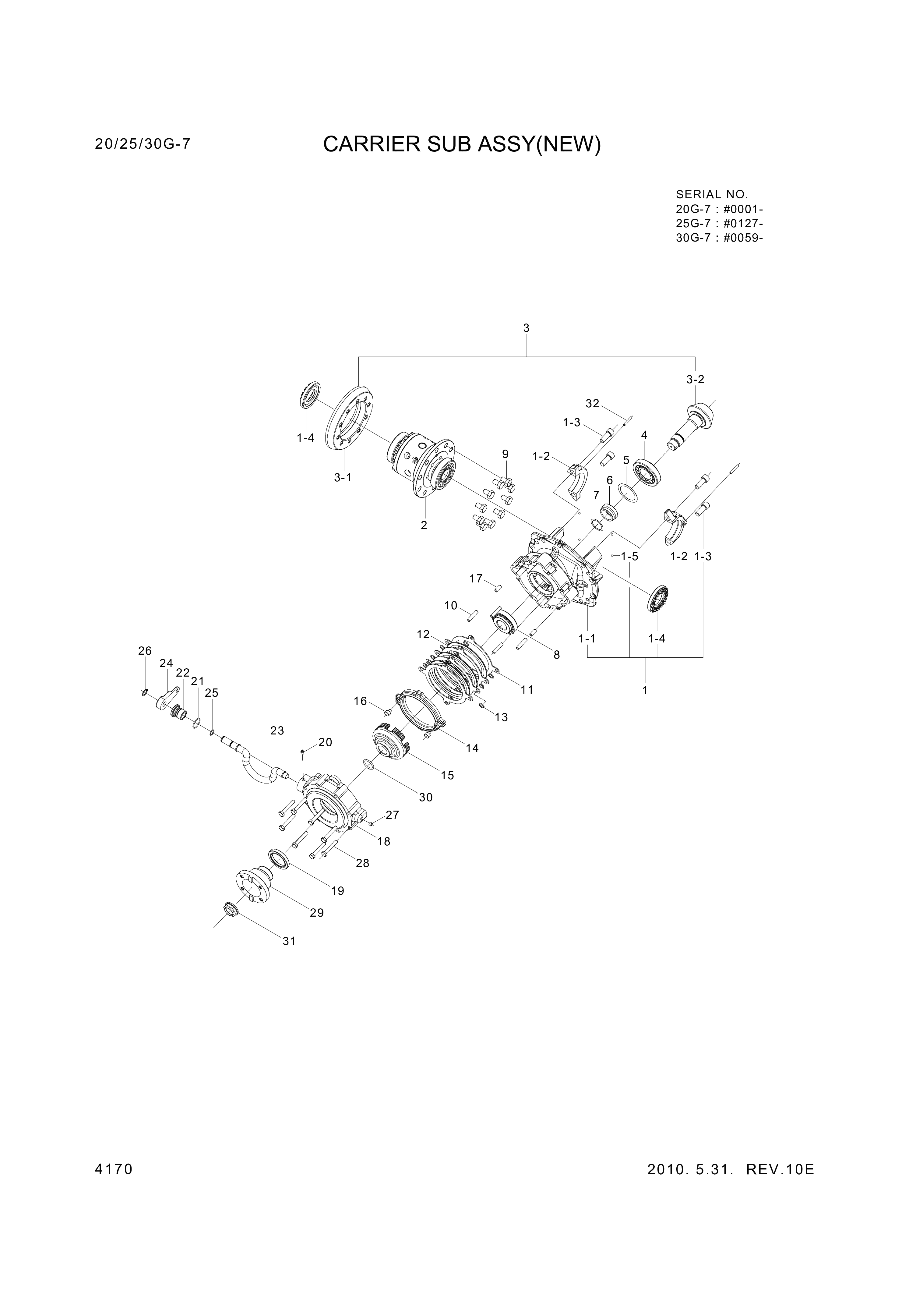 drawing for Hyundai Construction Equipment XKCF-00020 - BOLT-HEX (figure 1)