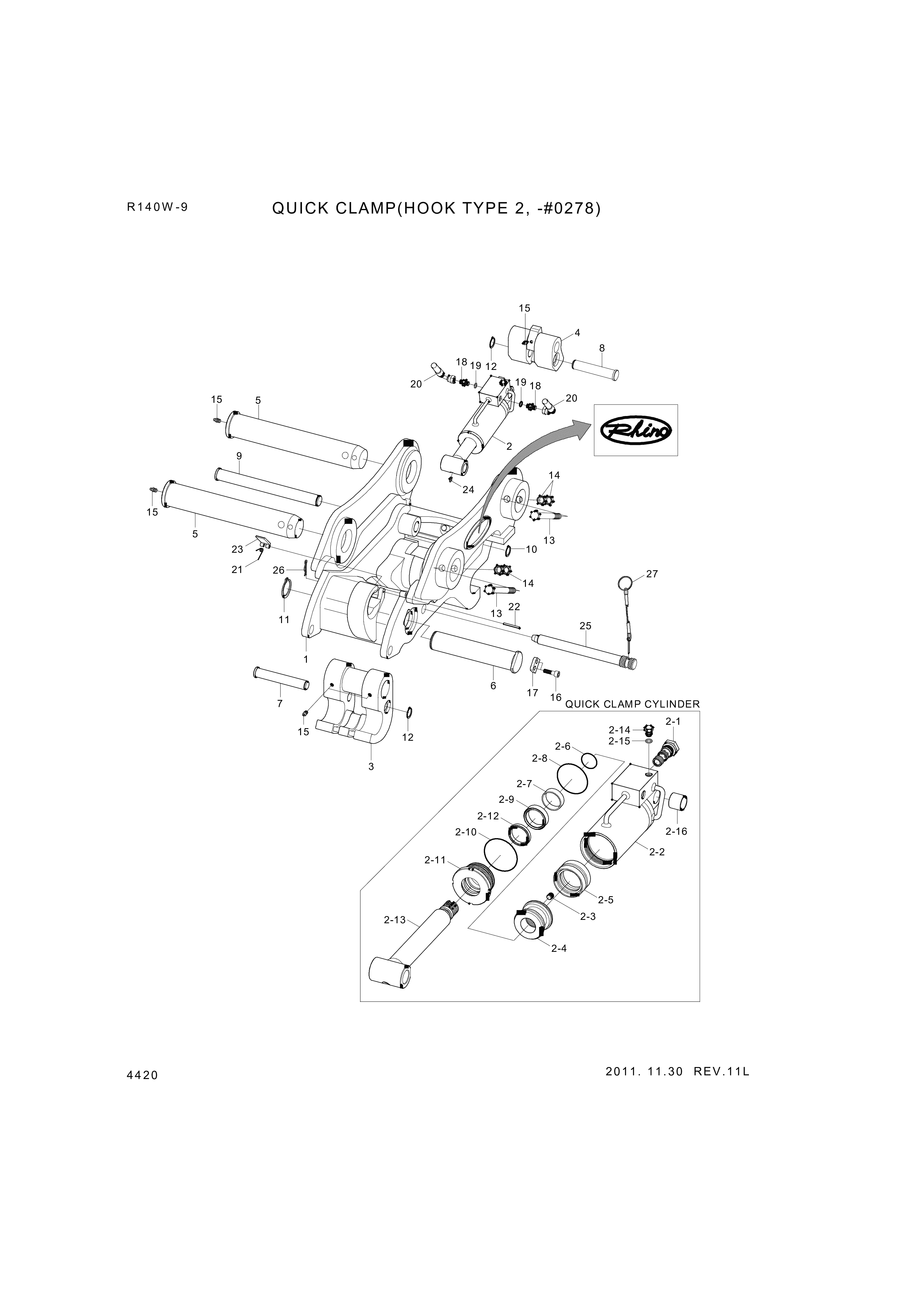 drawing for Hyundai Construction Equipment Q133-3009 - WIRE ASSY (figure 1)