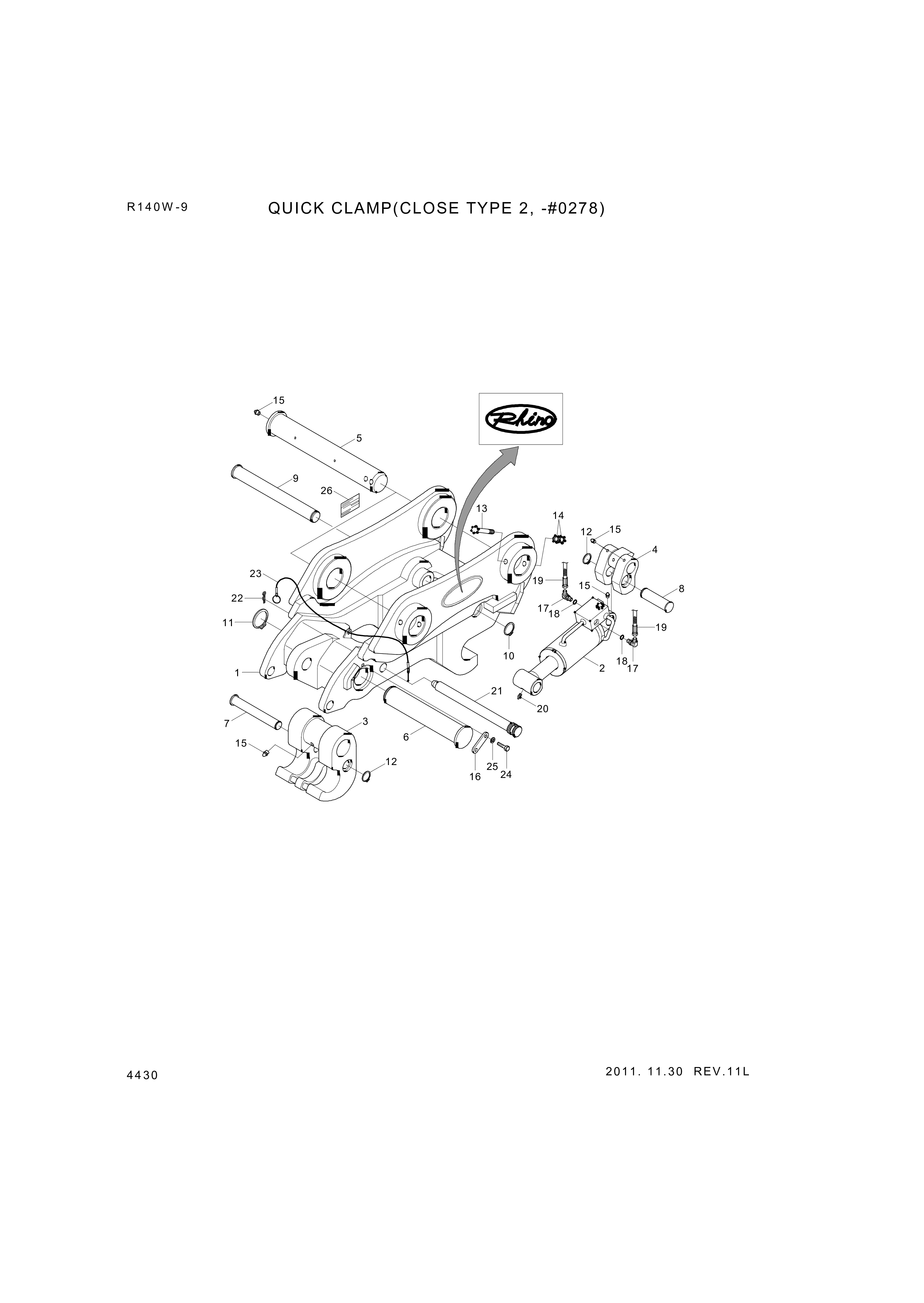 drawing for Hyundai Construction Equipment XKBP-00098 - PLATE-COVER (figure 1)