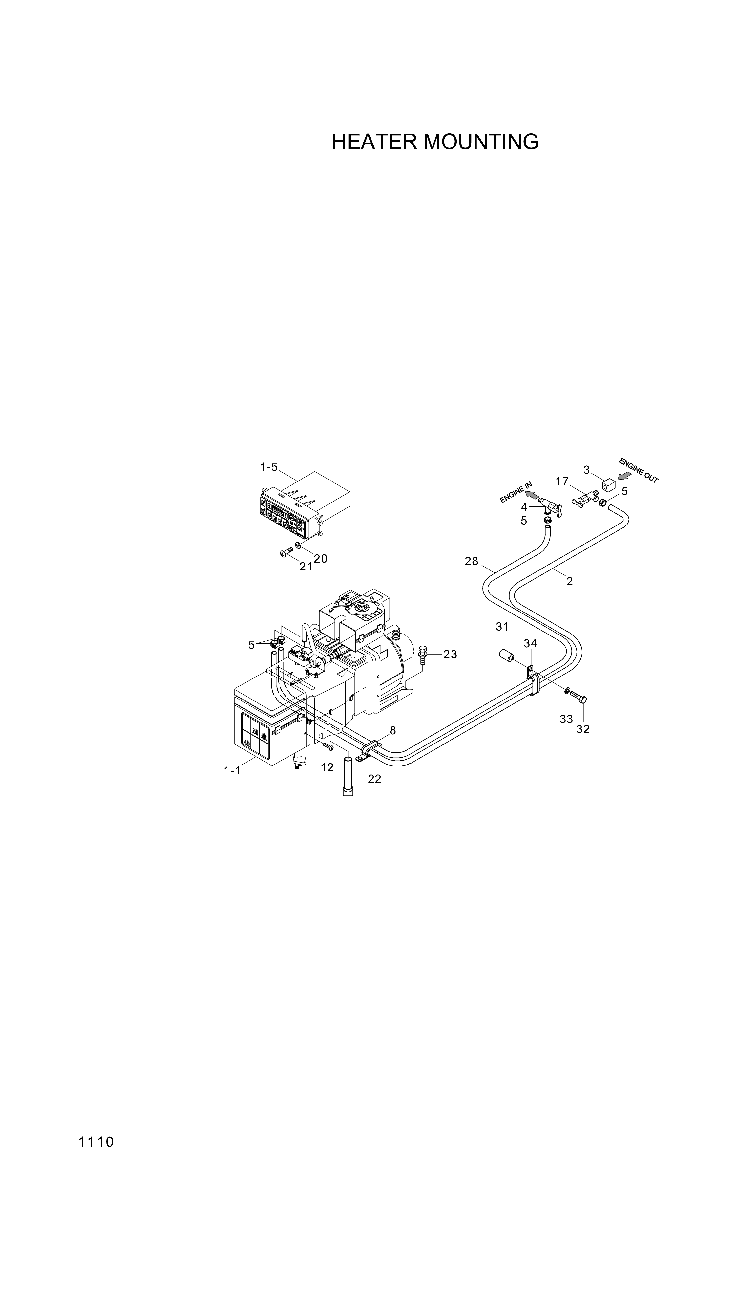 drawing for Hyundai Construction Equipment 339-23 - BOLT (figure 2)