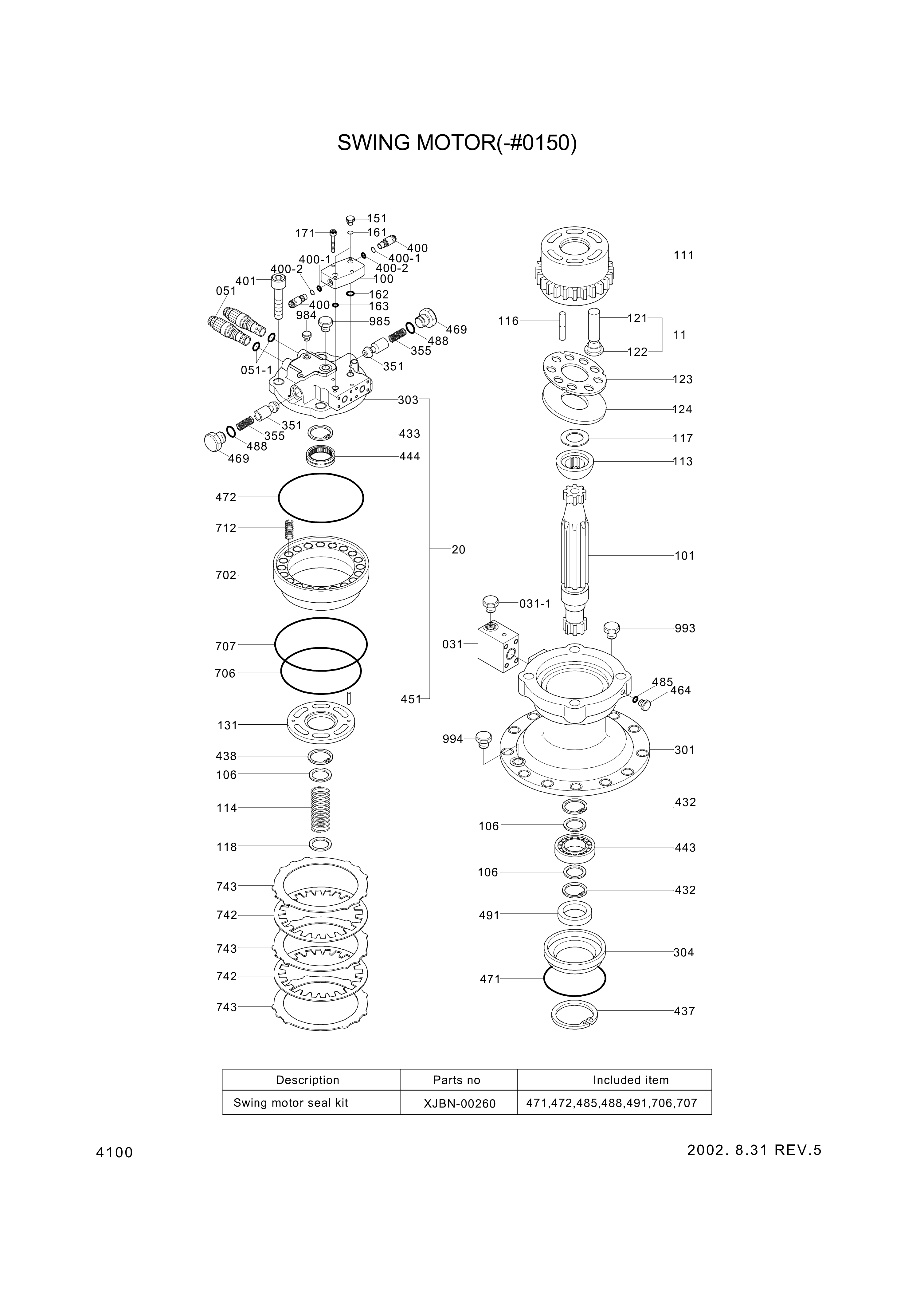 drawing for Hyundai Construction Equipment 161-24 - O-RING (figure 1)