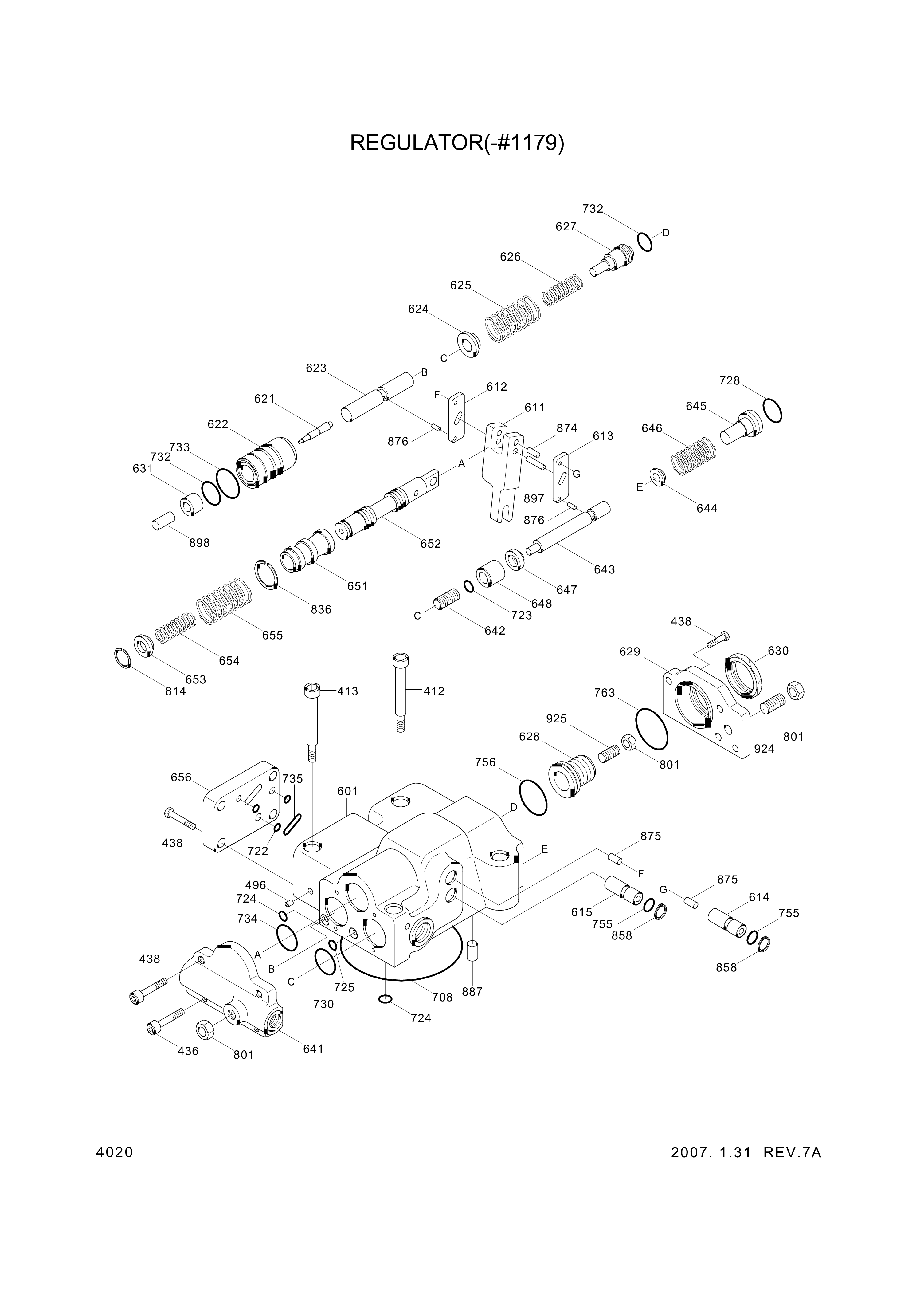 drawing for Hyundai Construction Equipment 1B-G25 - O-RING (figure 4)