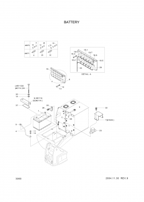 drawing for Hyundai Construction Equipment S017-100206 - BOLT-HEX (figure 5)