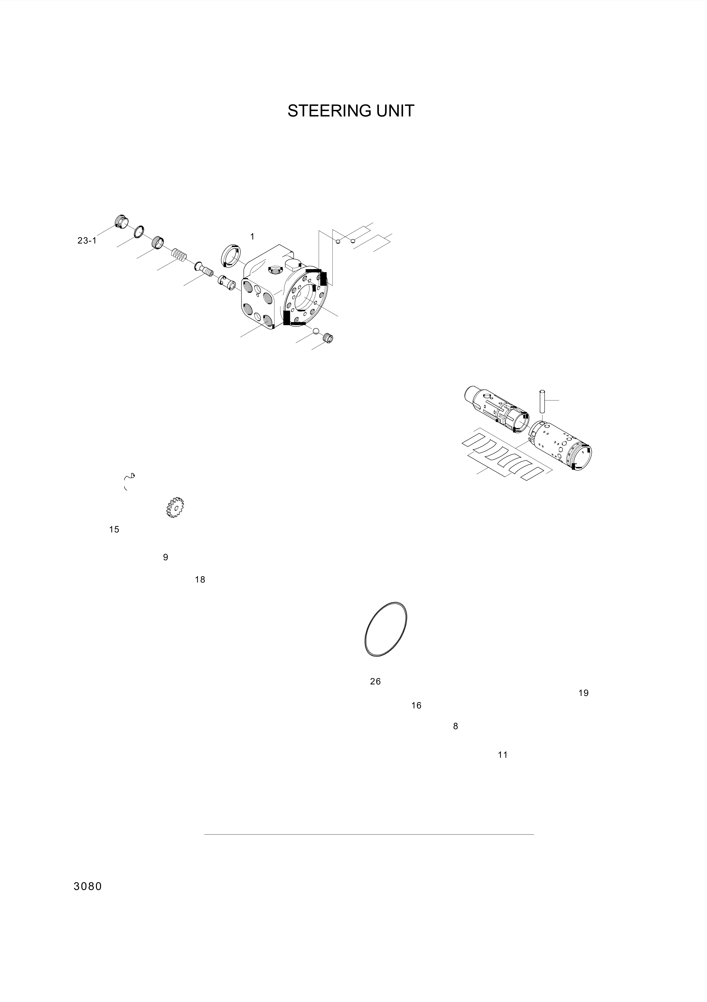 drawing for Hyundai Construction Equipment 204211A - Cap-End (figure 1)