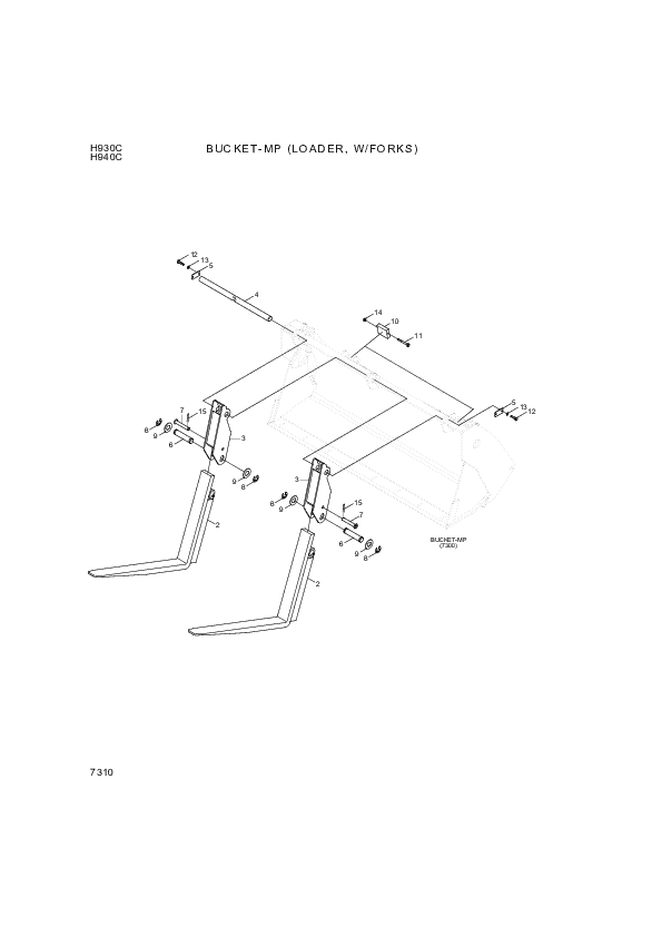 drawing for Hyundai Construction Equipment S275-100004 - NUT-SELF LOCKING (figure 2)