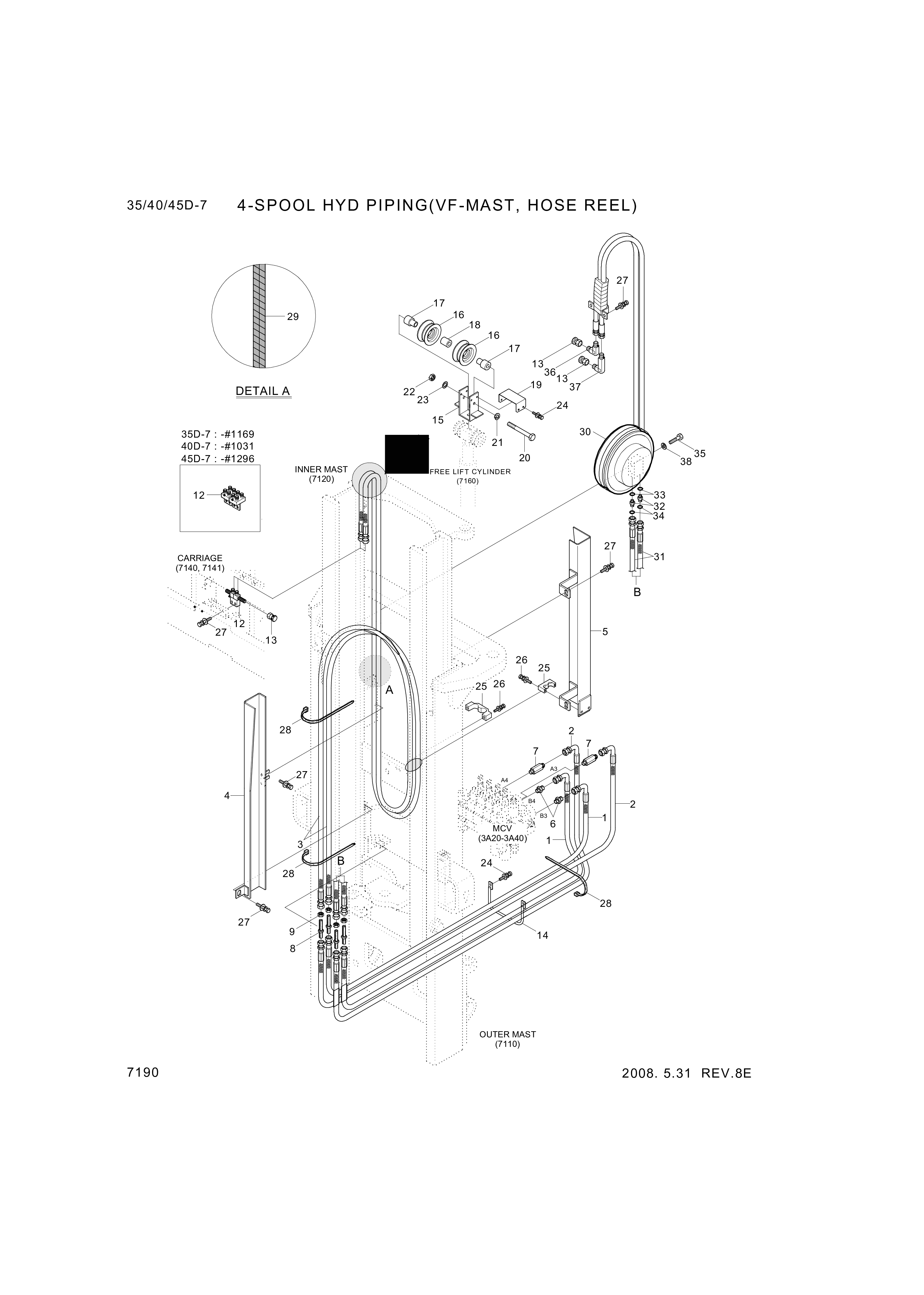 drawing for Hyundai Construction Equipment S275-100002 - NUT-SELF (figure 3)