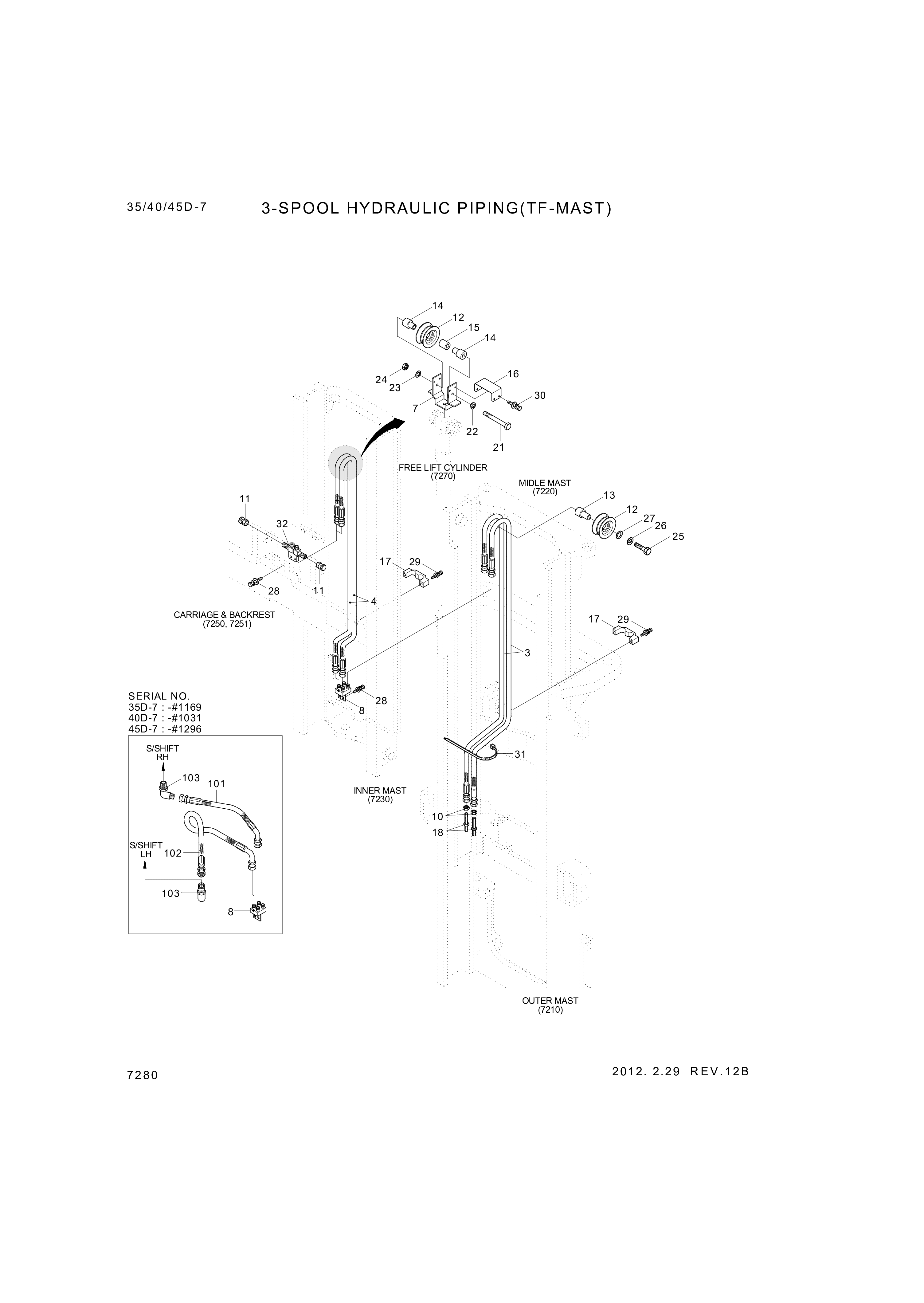 drawing for Hyundai Construction Equipment 339-23 - BOLT (figure 5)