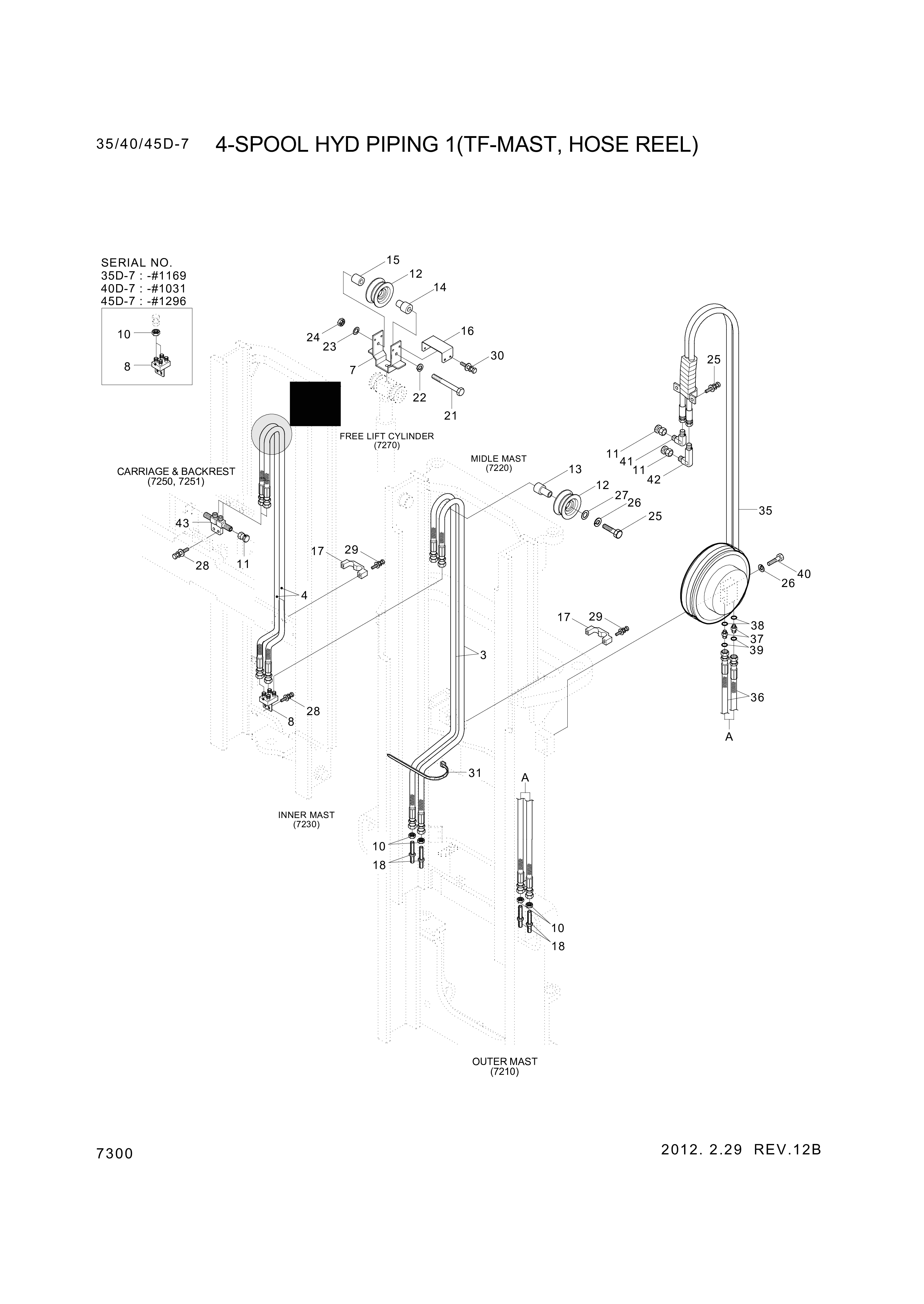 drawing for Hyundai Construction Equipment S275-100004 - NUT-SELF LOCKING (figure 3)