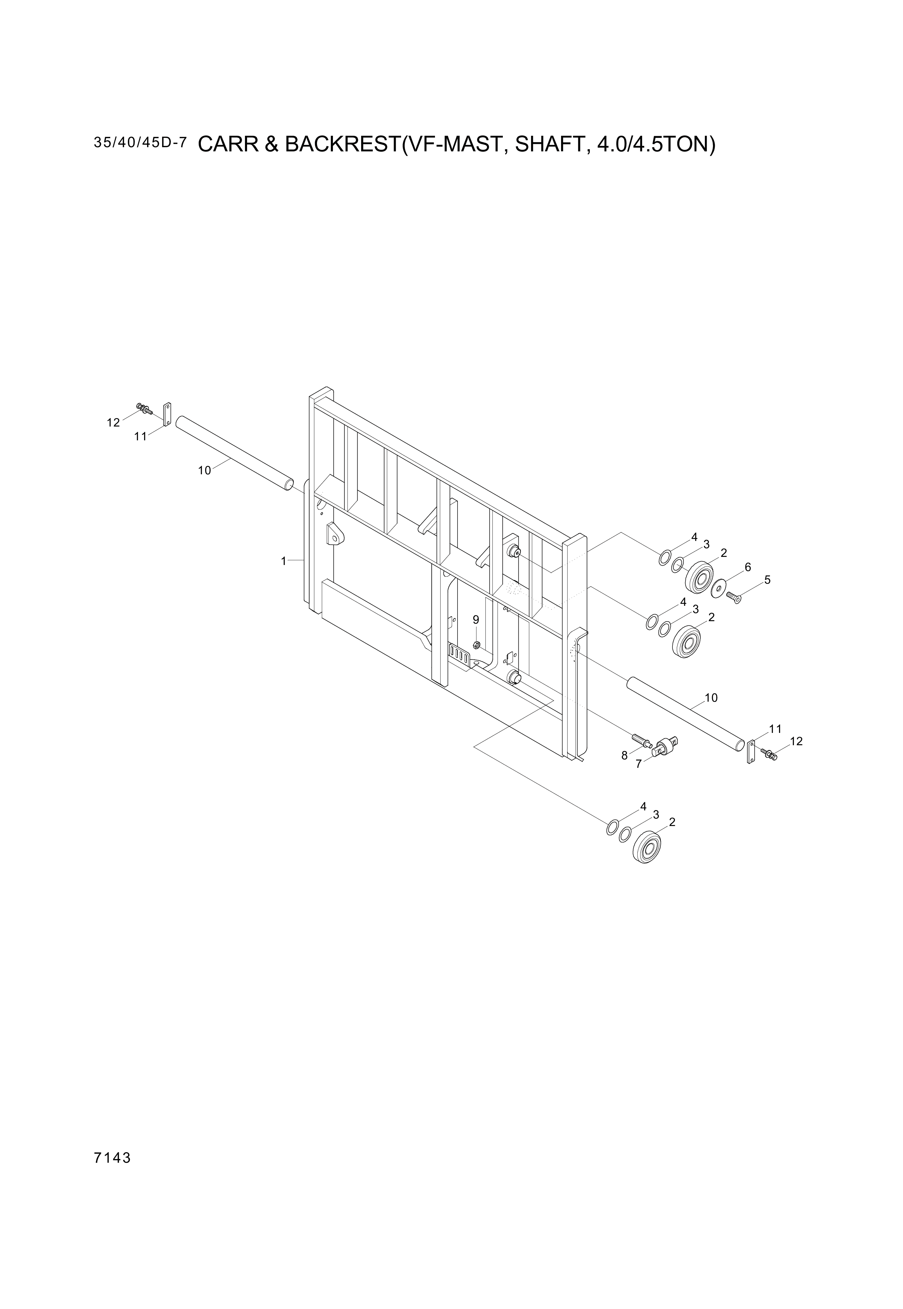 drawing for Hyundai Construction Equipment S037-123526 - BOLT-W/WASHER (figure 2)