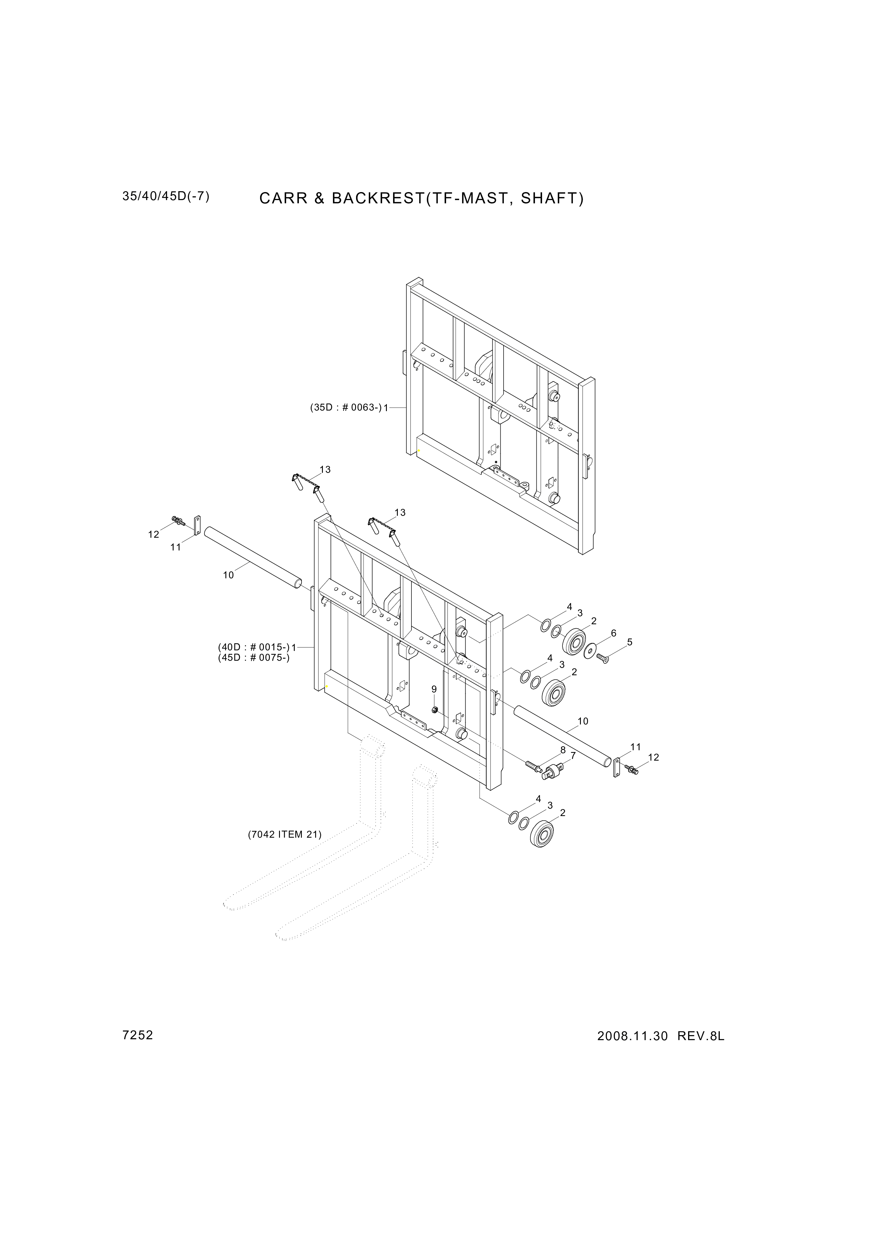 drawing for Hyundai Construction Equipment S037-123526 - BOLT-W/WASHER (figure 3)