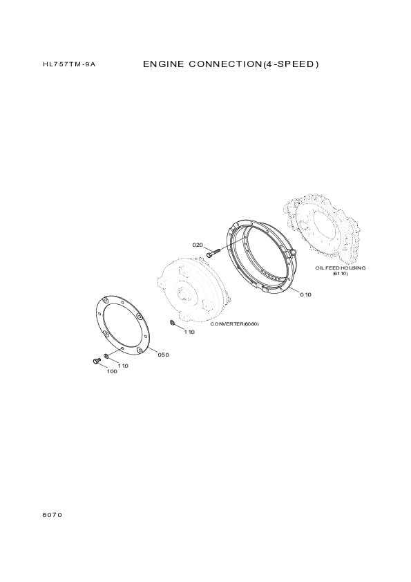 drawing for Hyundai Construction Equipment ZGAQ-00757 - BELL-CONVERTER (figure 1)