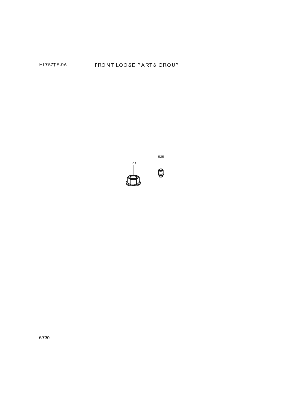 drawing for Hyundai Construction Equipment 0732612001 - VALVE-VENT (figure 1)