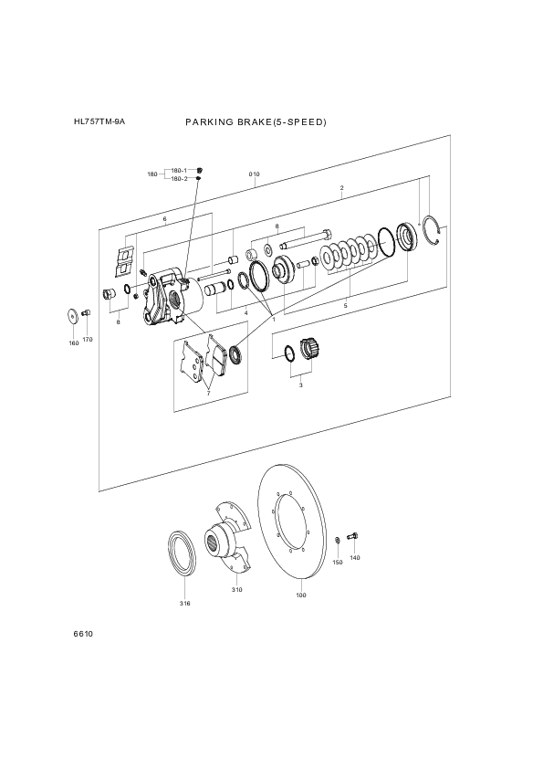 drawing for Hyundai Construction Equipment 4657-309-004 - Flange (figure 2)