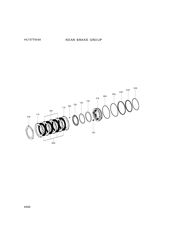 drawing for Hyundai Construction Equipment 4474-351-090 - END SHIM (figure 1)