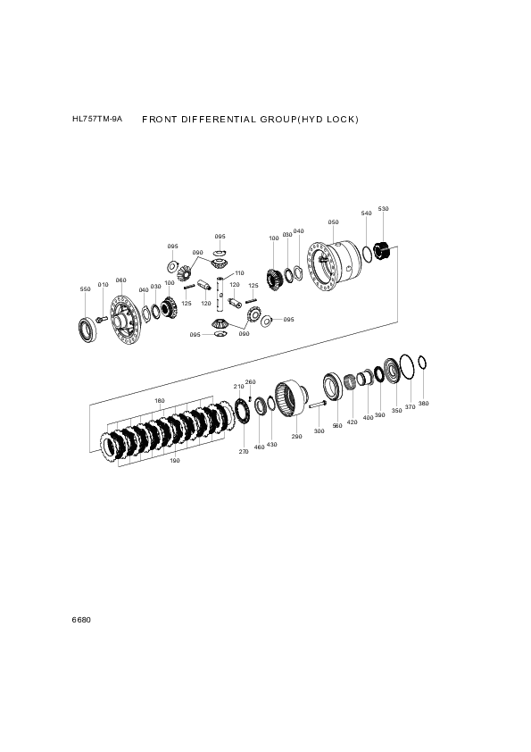 drawing for Hyundai Construction Equipment ZGAQ-04157 - CAGE-ROLLER (figure 1)