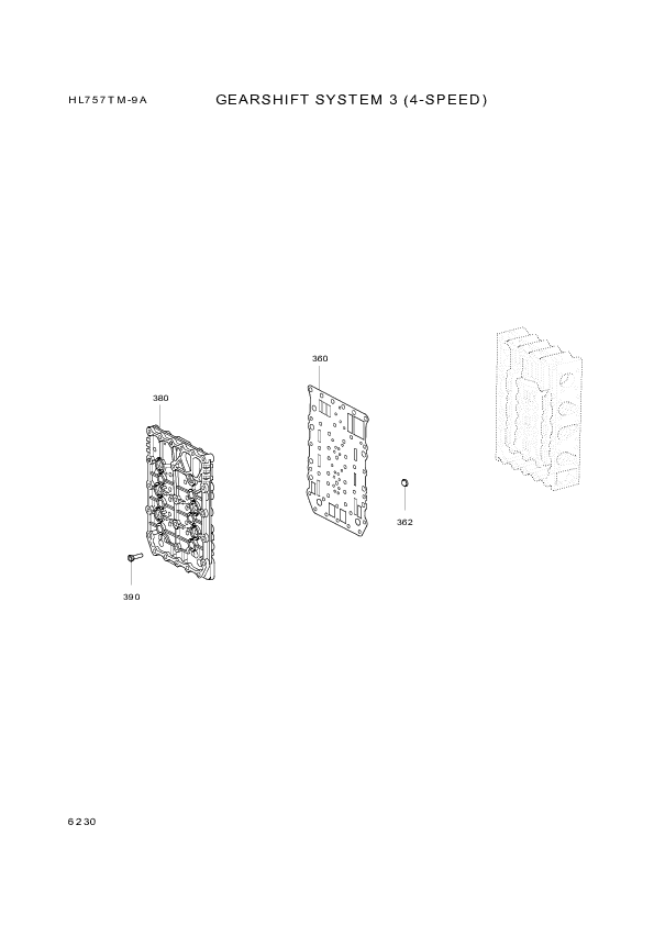 drawing for Hyundai Construction Equipment ZGAQ-00640 - PLATE-DUCT (figure 2)