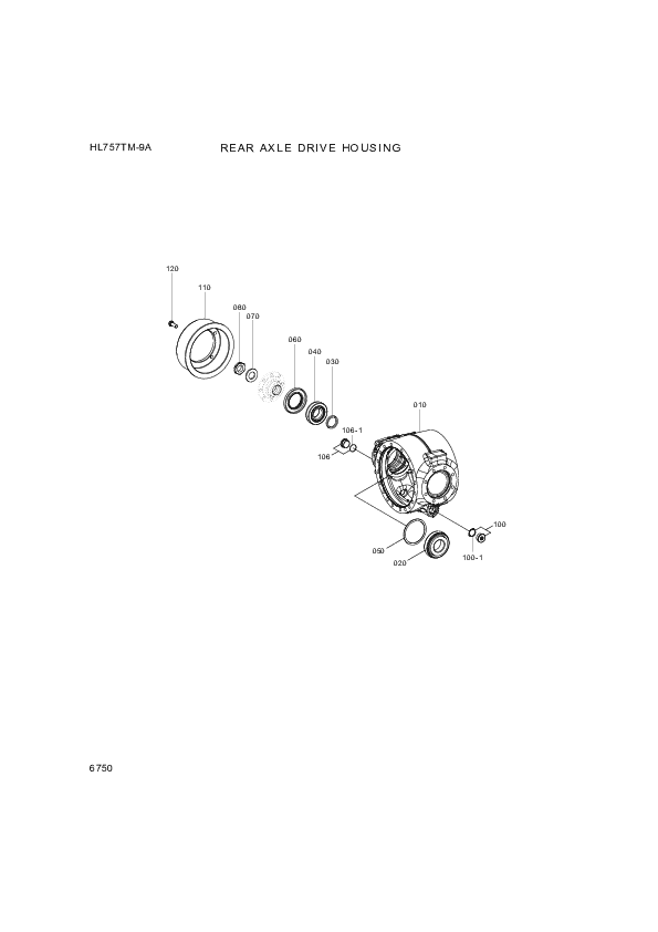 drawing for Hyundai Construction Equipment ZGAQ-02530 - BEARING-ROLLER (figure 1)