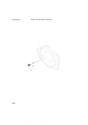 drawing for Hyundai Construction Equipment 11U6-00200 - SENSOR-TEMP (figure 2)