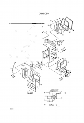 Technical drawing of Hyundai Construction Equipment S203-052002 NUT-HEX with dimensions and layout