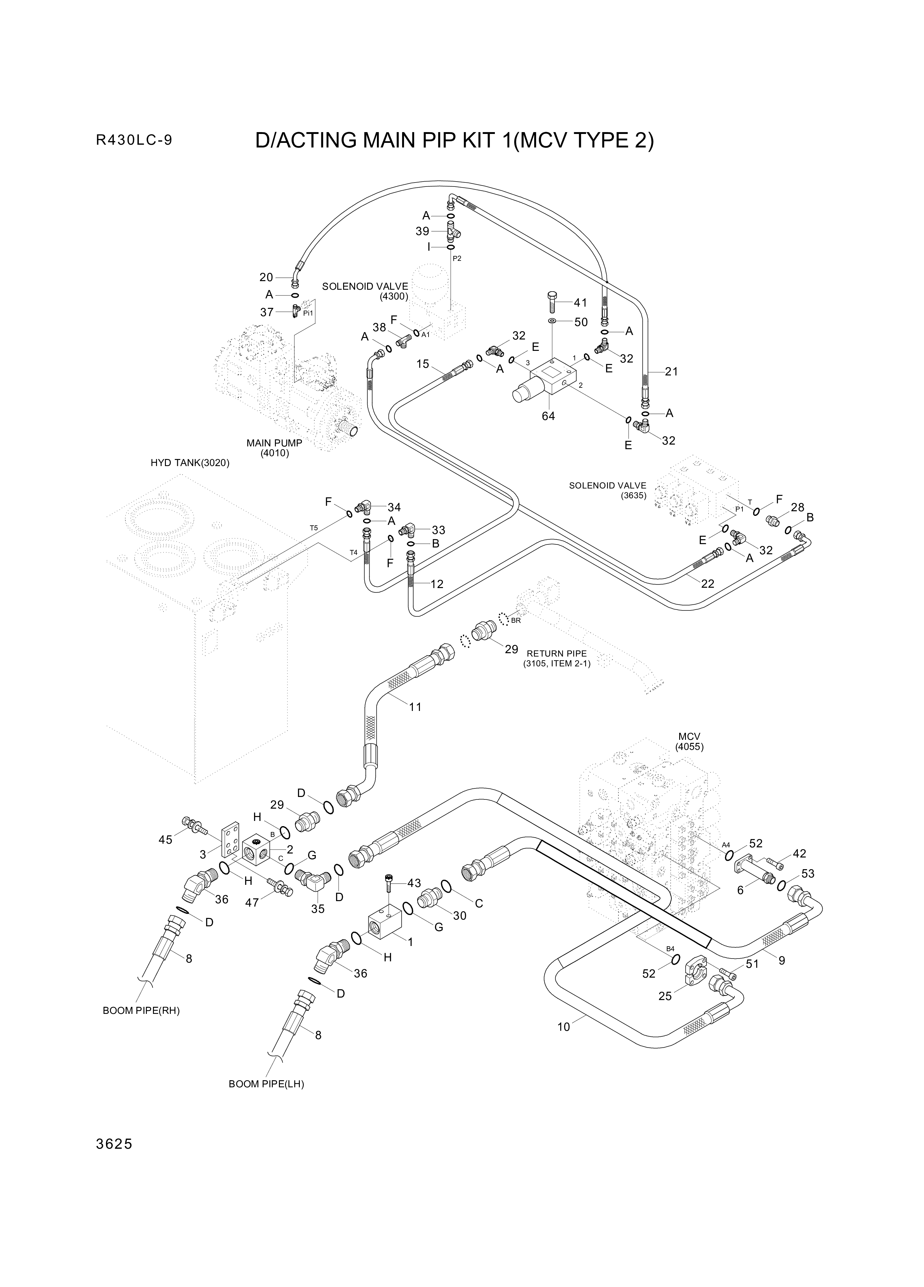 drawing for Hyundai Construction Equipment P933-167023 - HOSE ASSY-ORFS&THD (figure 1)