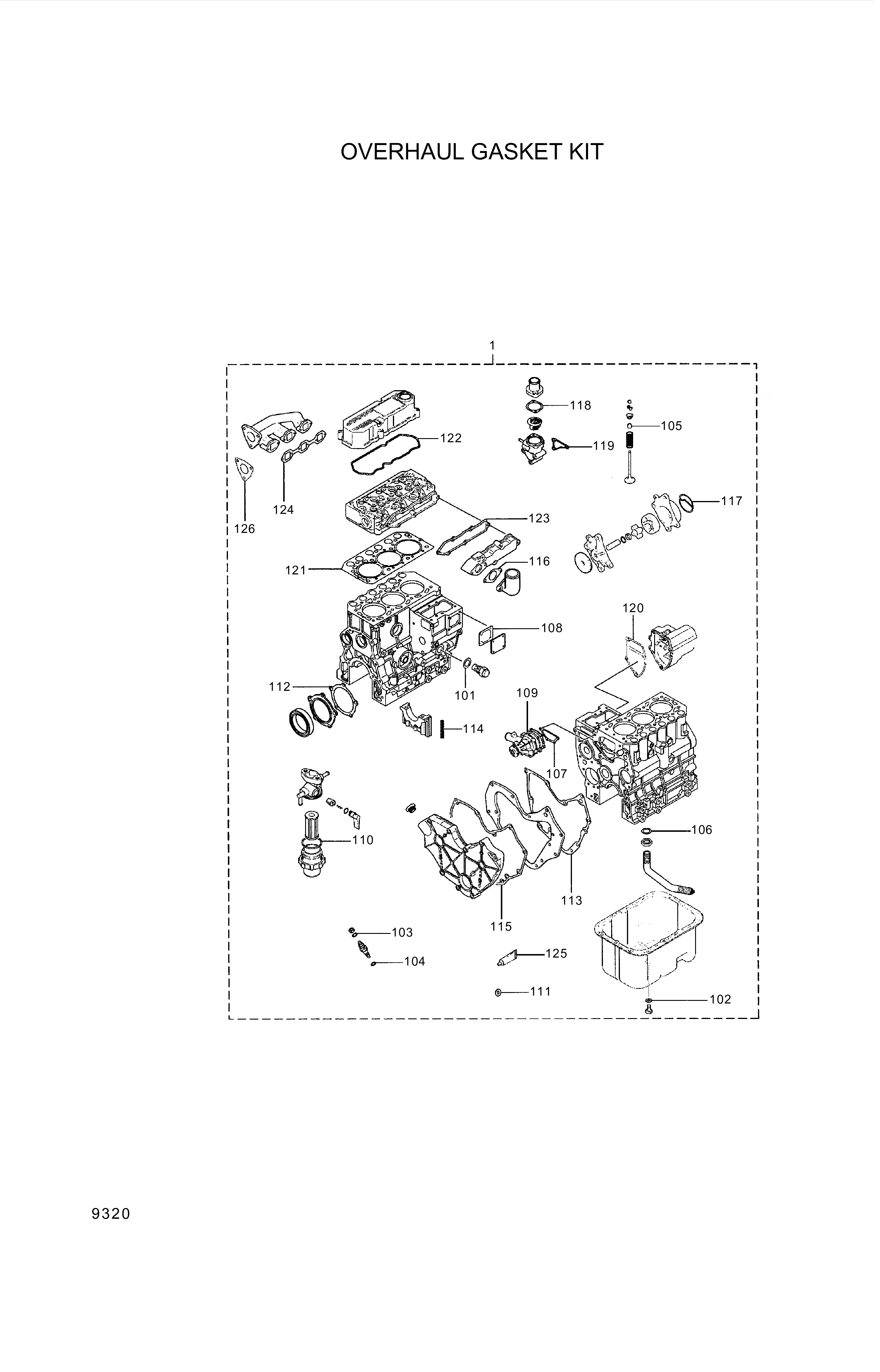 drawing for Hyundai Construction Equipment 30636-25901 - GASKET (figure 2)